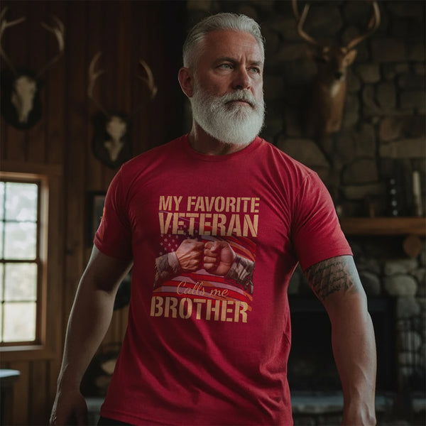 My Favorite Veteran Calls Me Brother T-Shirt