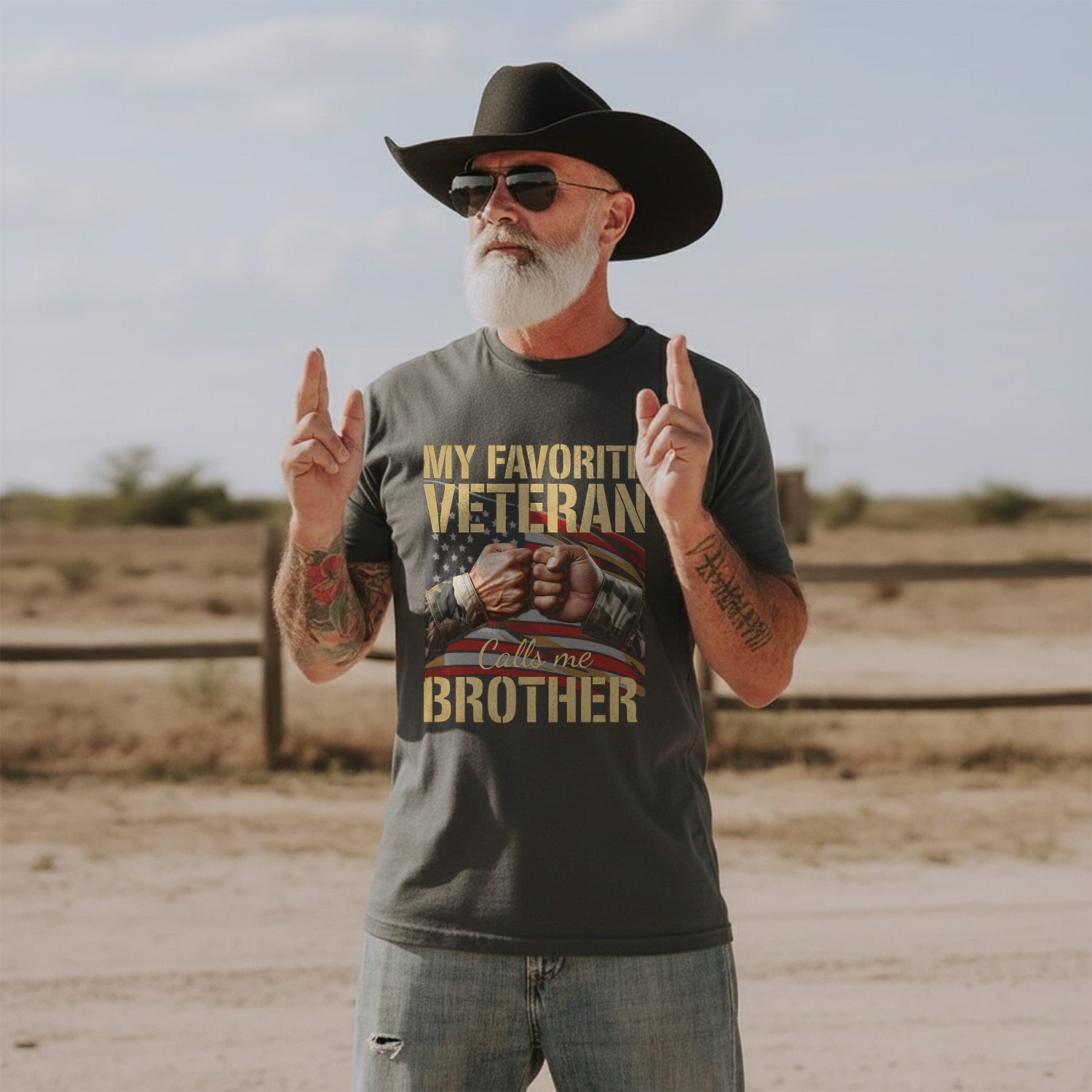My Favorite Veteran Calls Me Brother Proud T-Shirt