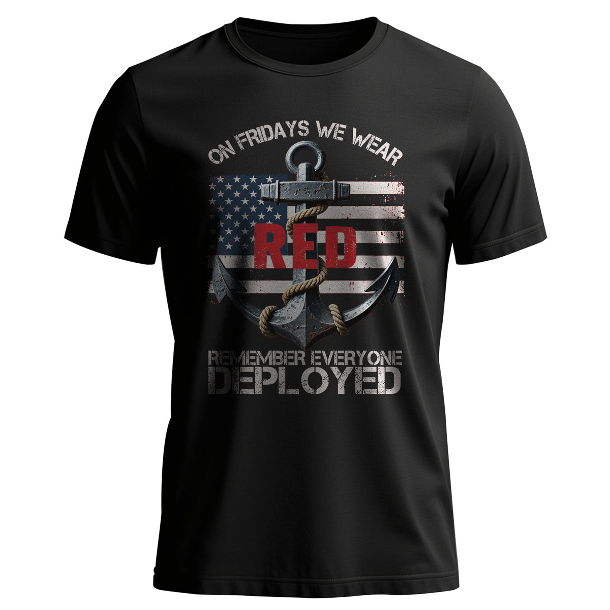 On Fridays We Wear Red to Remember Everyone T-Shirt Main image