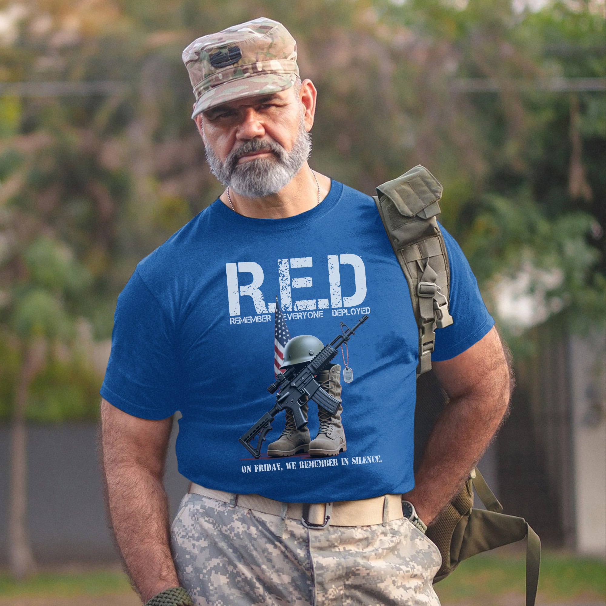 Remember Everyone Deployed On Friday We Remember in Silence US Military Veteran T-Shirt