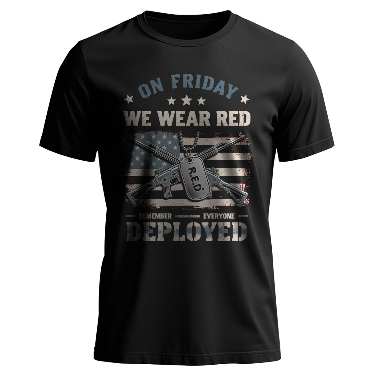 On Friday We Wear Red Remember Everyone T-Shirt Main image