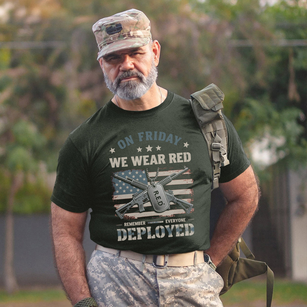 On Friday We Wear Red Remember Everyone T-Shirt