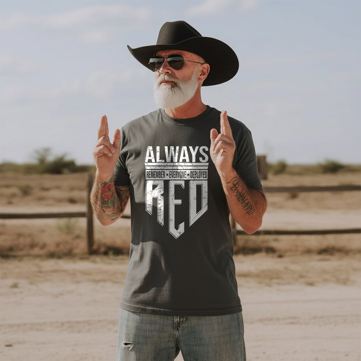 Always Remember Everyone Deployed Proud US T-Shirt