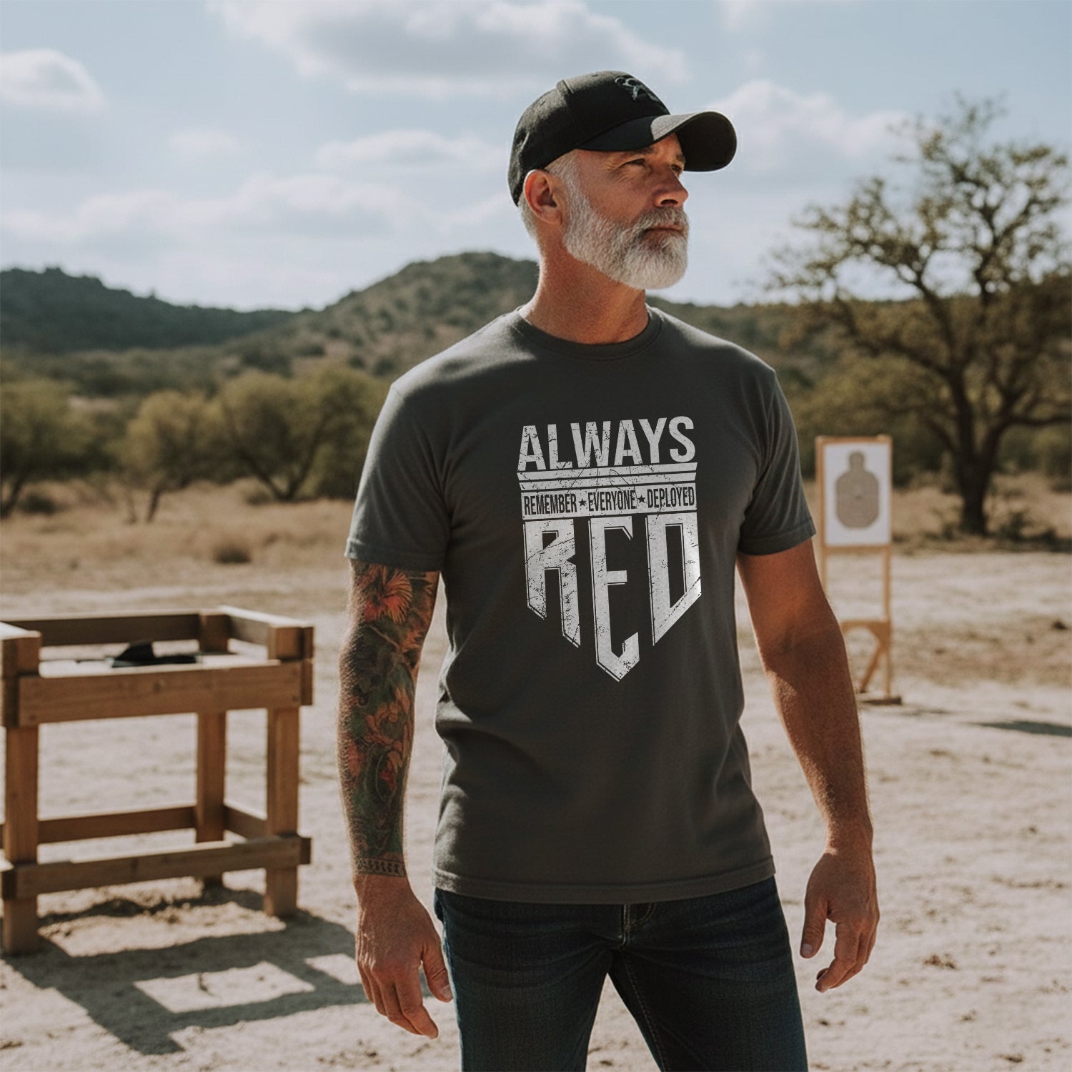 Always Remember Everyone Deployed Proud US T-Shirt