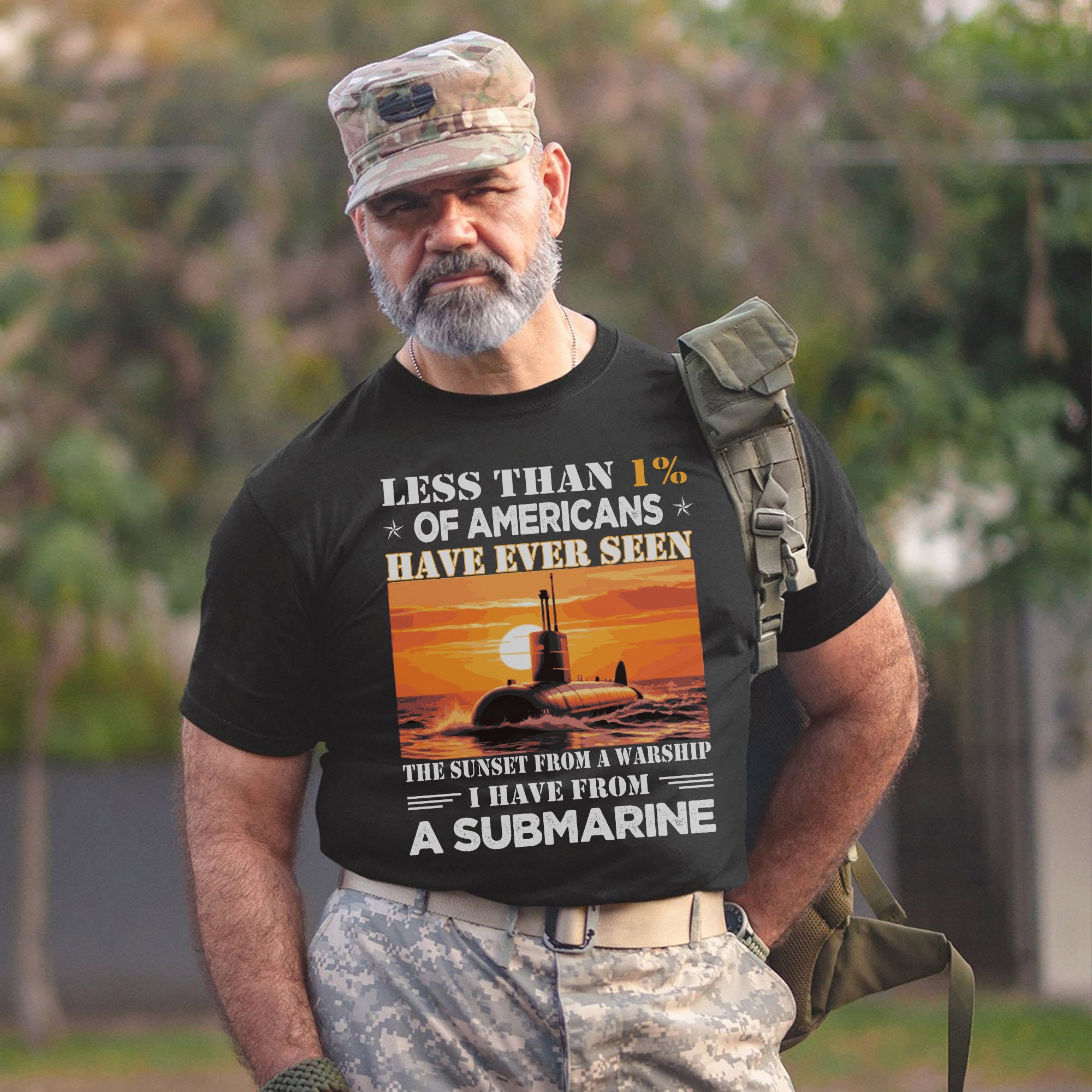 Less Than 1 Percent of Americans Have Seen the Sunset from a Submarine US Navy Veteran T-Shirt