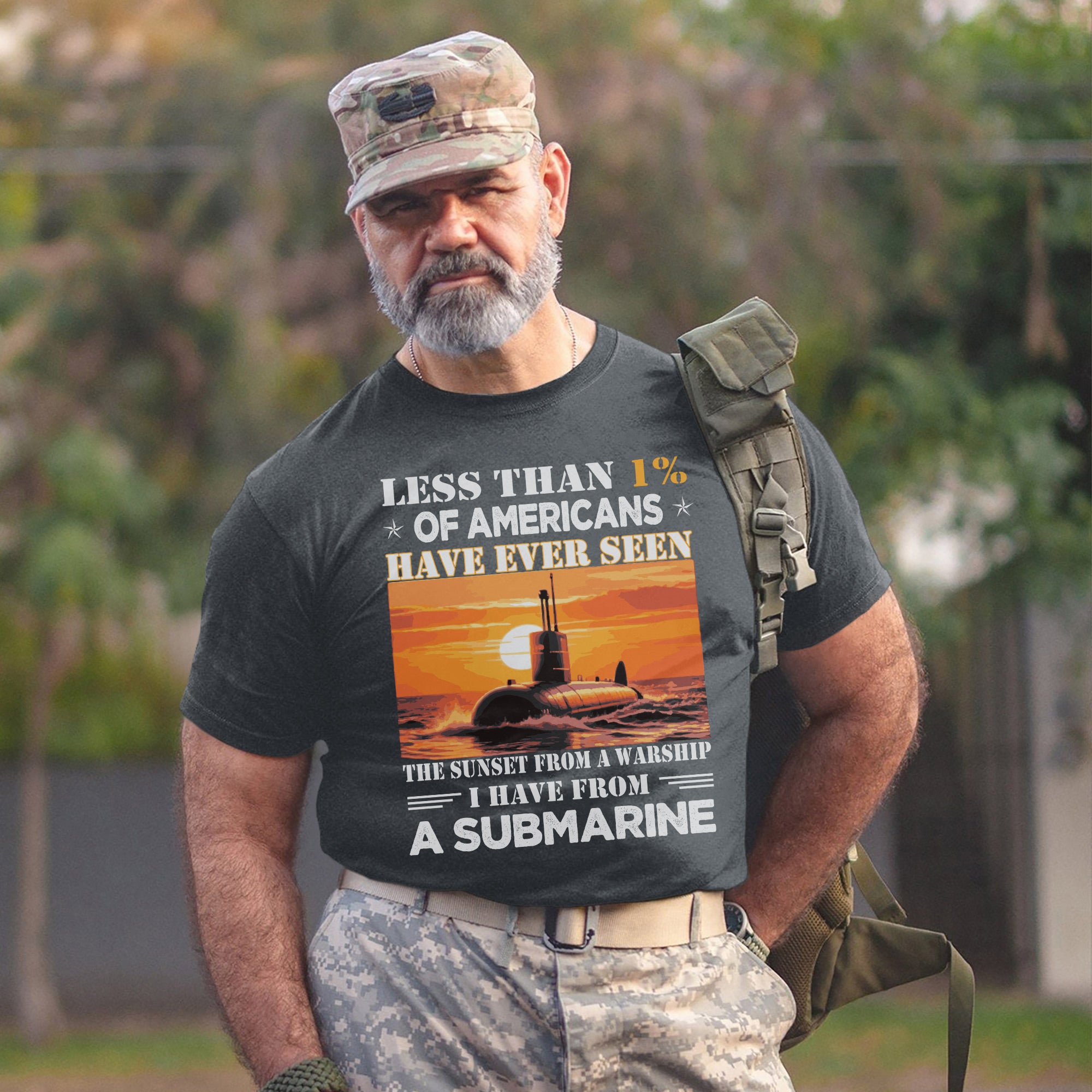 Less Than 1 Percent of Americans Have Seen the Sunset from a Submarine US Navy Veteran T-Shirt