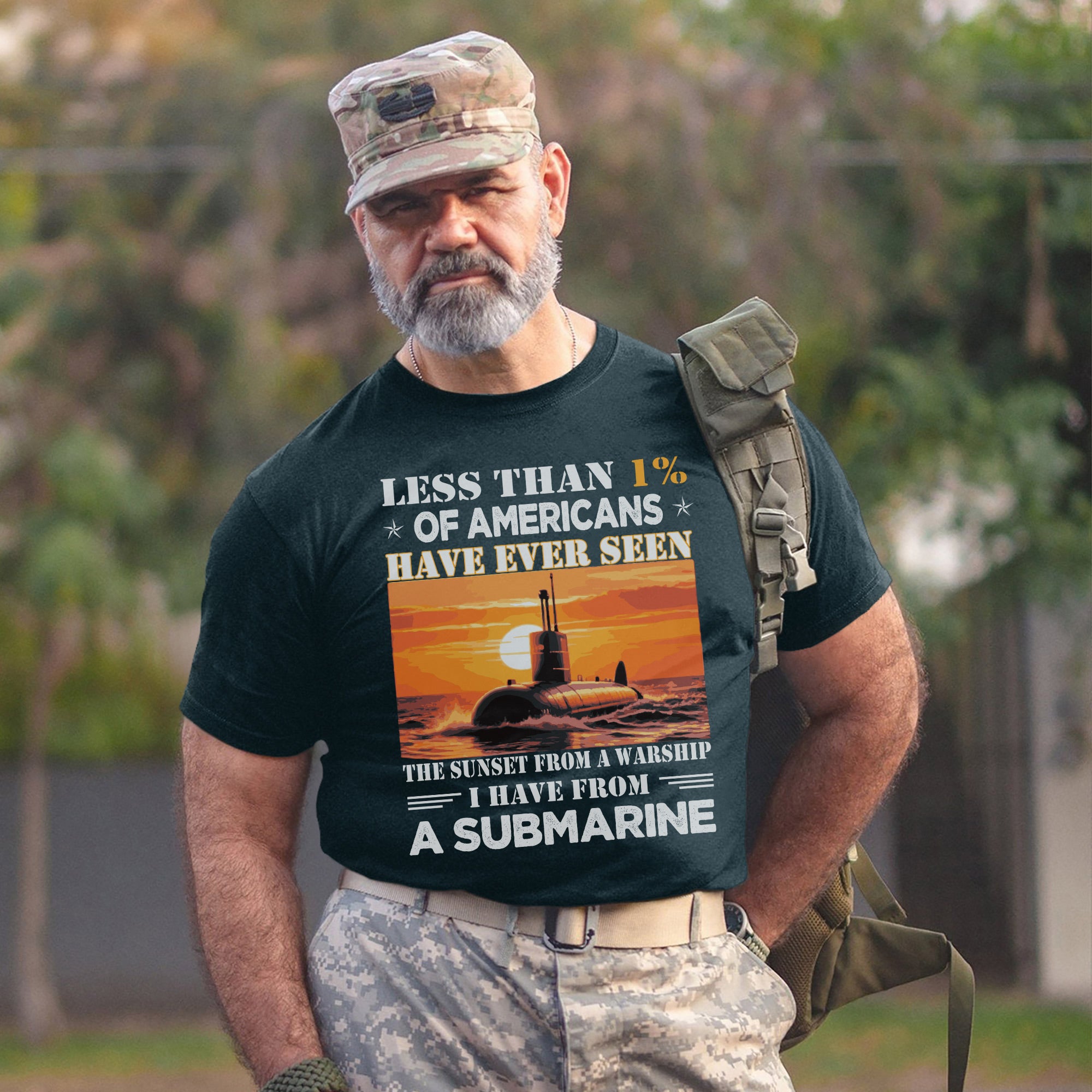 Less Than 1 Percent of Americans Have Seen the Sunset from a Submarine US Navy Veteran T-Shirt