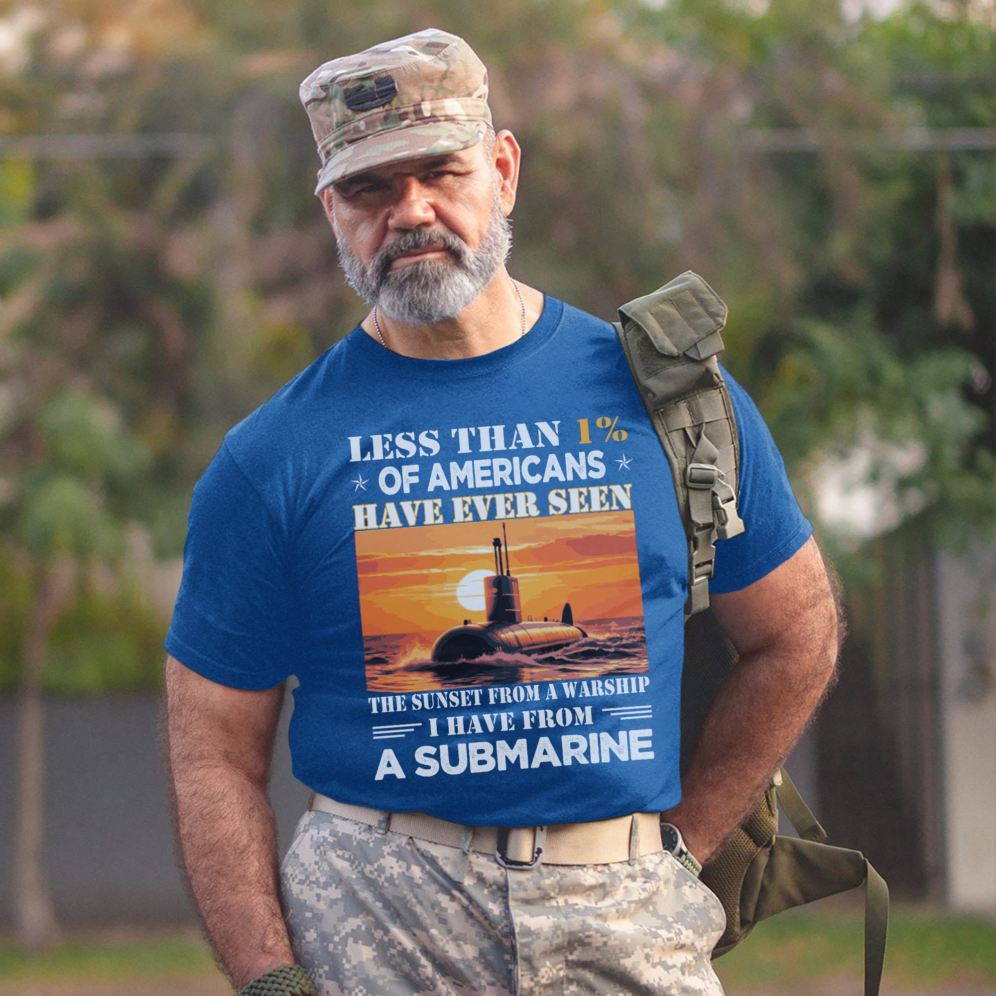 Less Than 1 Percent of Americans Have Seen the Sunset from a Submarine US Navy Veteran T-Shirt