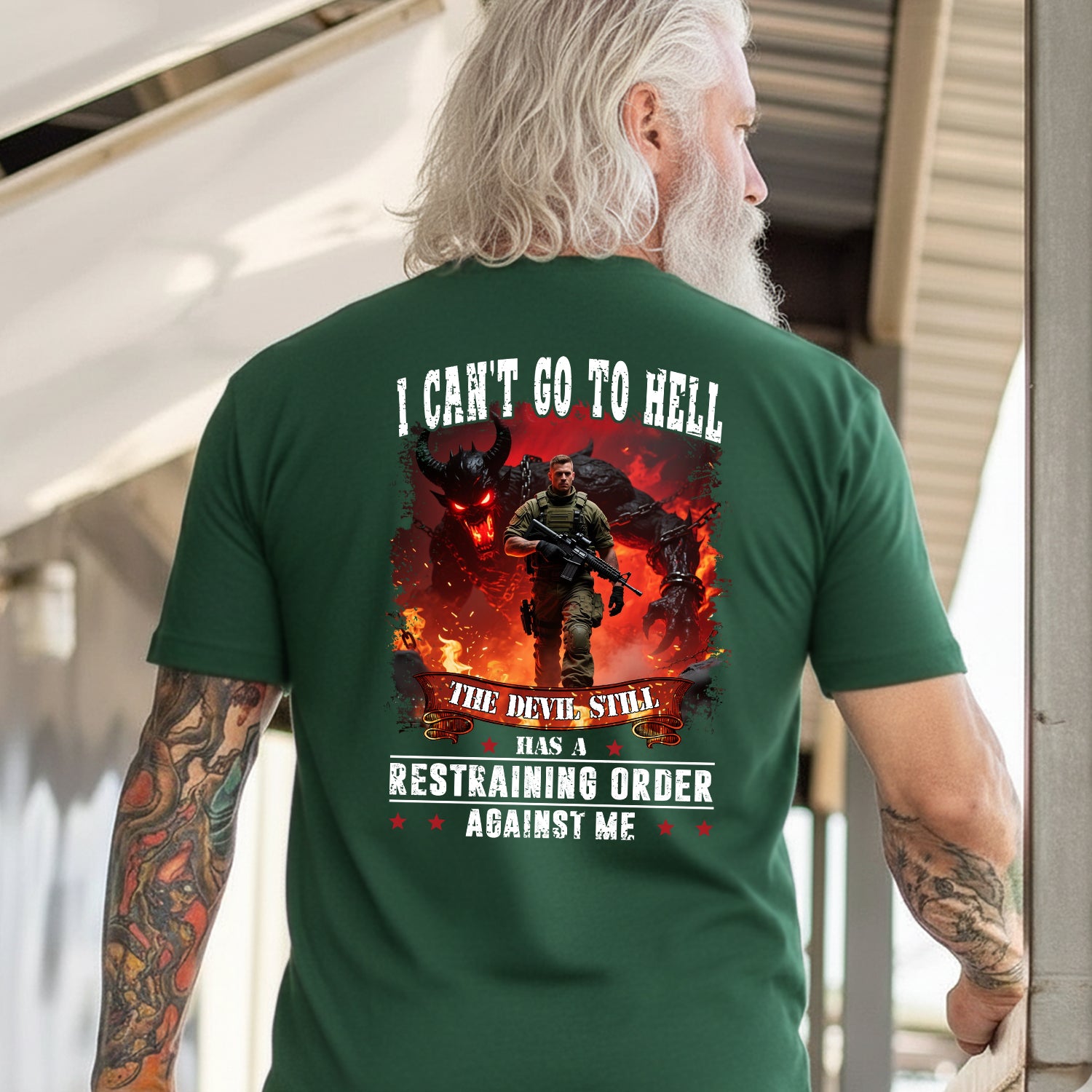 I Can’t Go to Hell The Devil Still Has a T-Shirt
