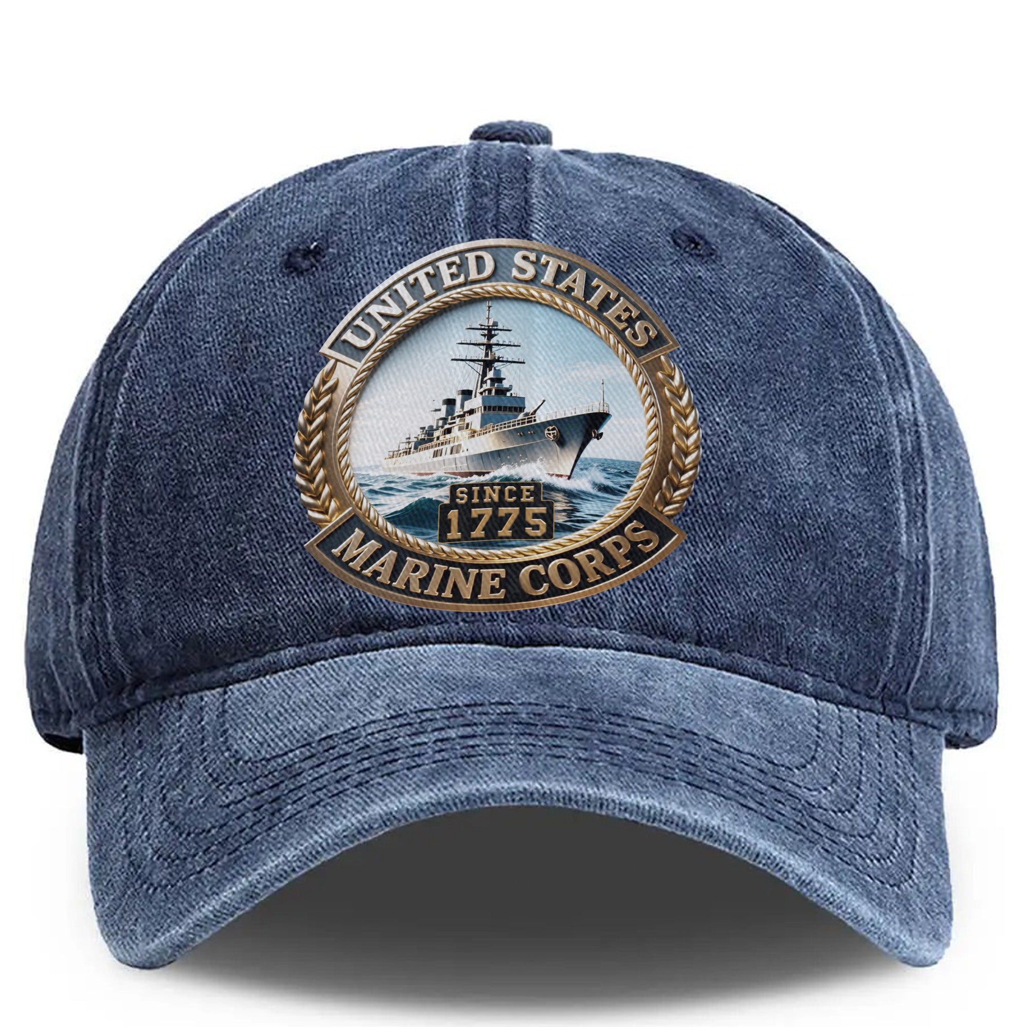 United States Marine Corps Since 1775 Proud US Military Veteran Patriotic Pride Baseball Cap