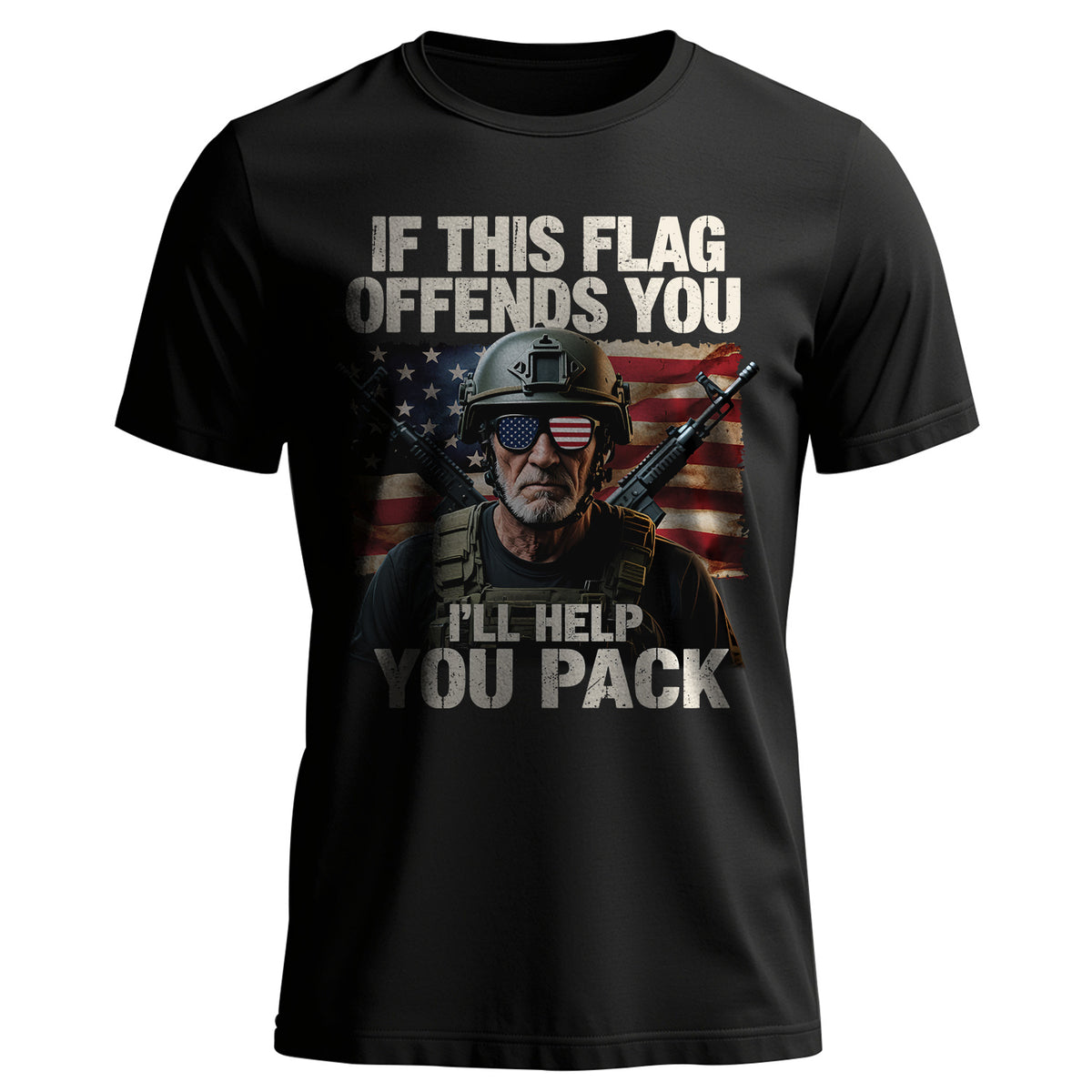 If This Flag Offends You I’ll Help You T-Shirt Main image