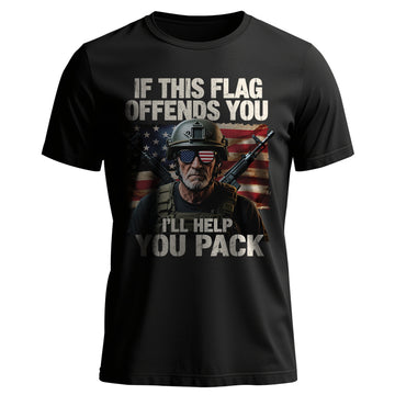 If This Flag Offends You I’ll Help You T-Shirt