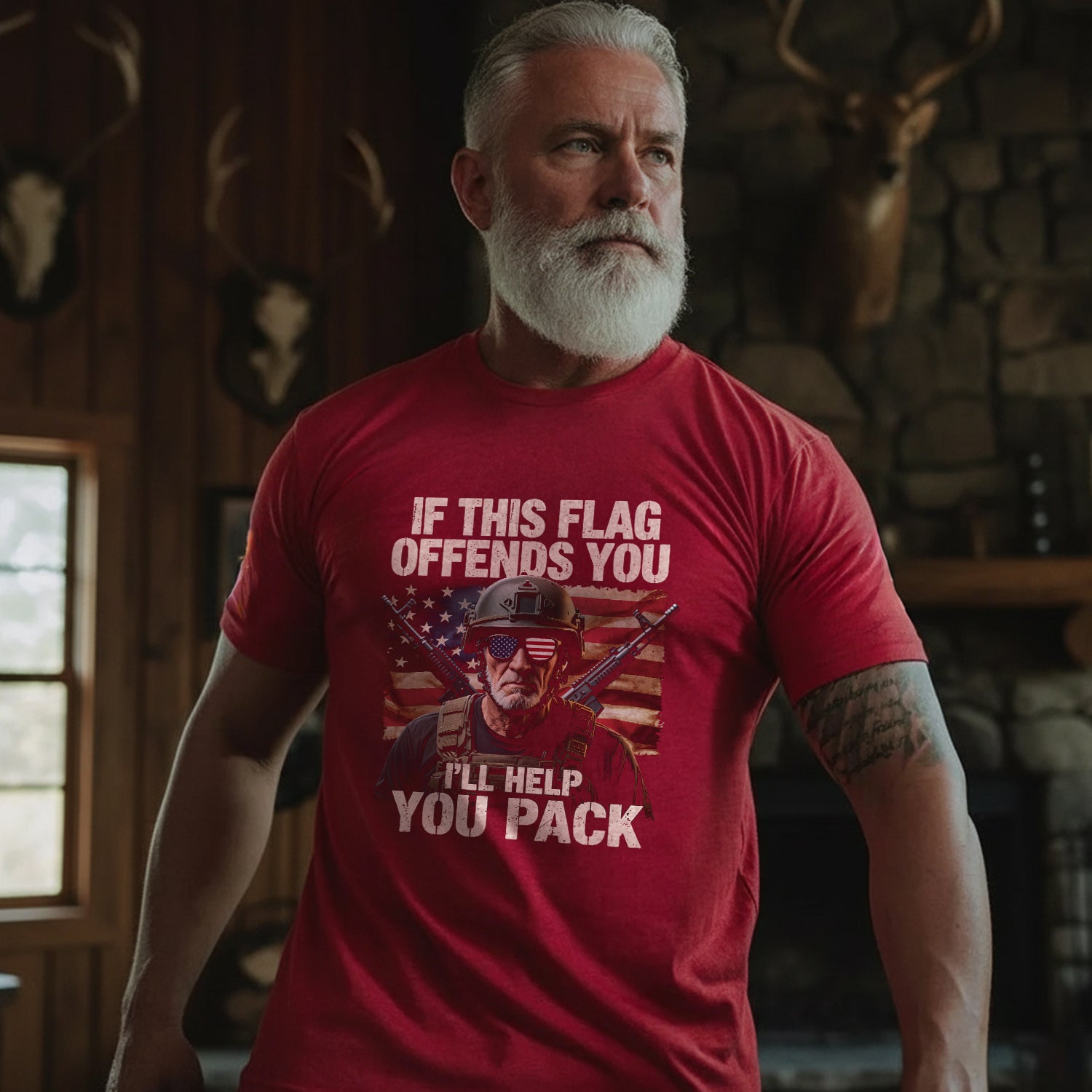 If This Flag Offends You I’ll Help You Pack T-Shirt Secondary image