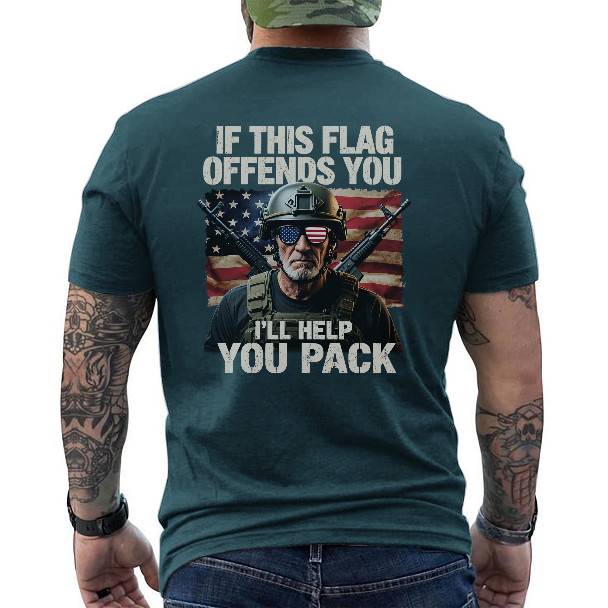 If This Flag Offends You I’ll Help You T-Shirt