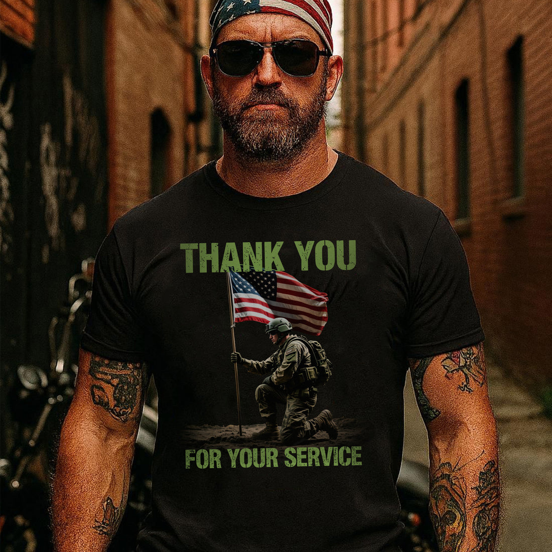 Thank You for Your Service Proud US Military Veteran Patriotic Honor T-Shirt