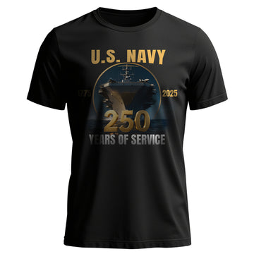 1775–2025 250 Years of Service Proud US T-Shirt