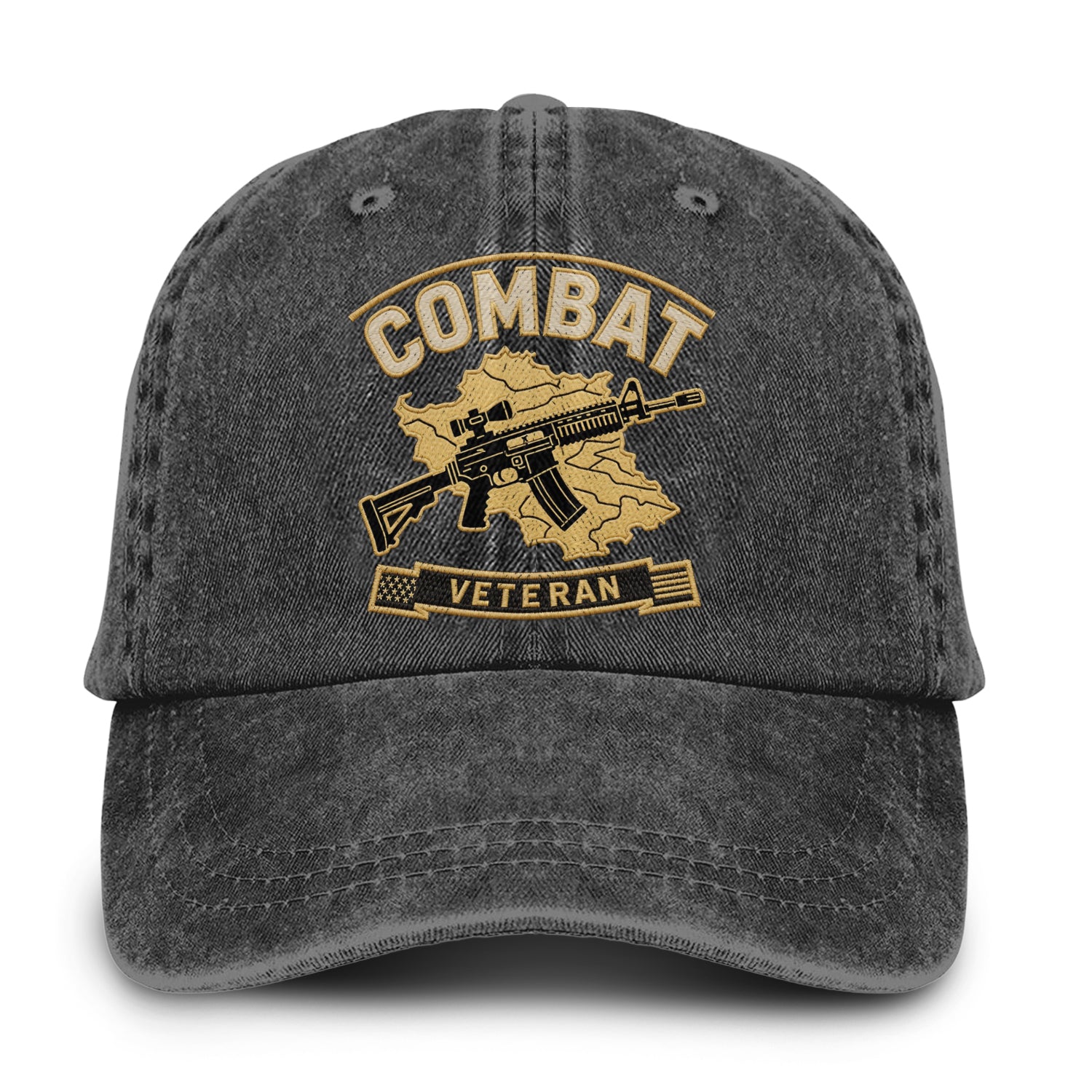 Combat Veteran Proud Service Baseball Cap