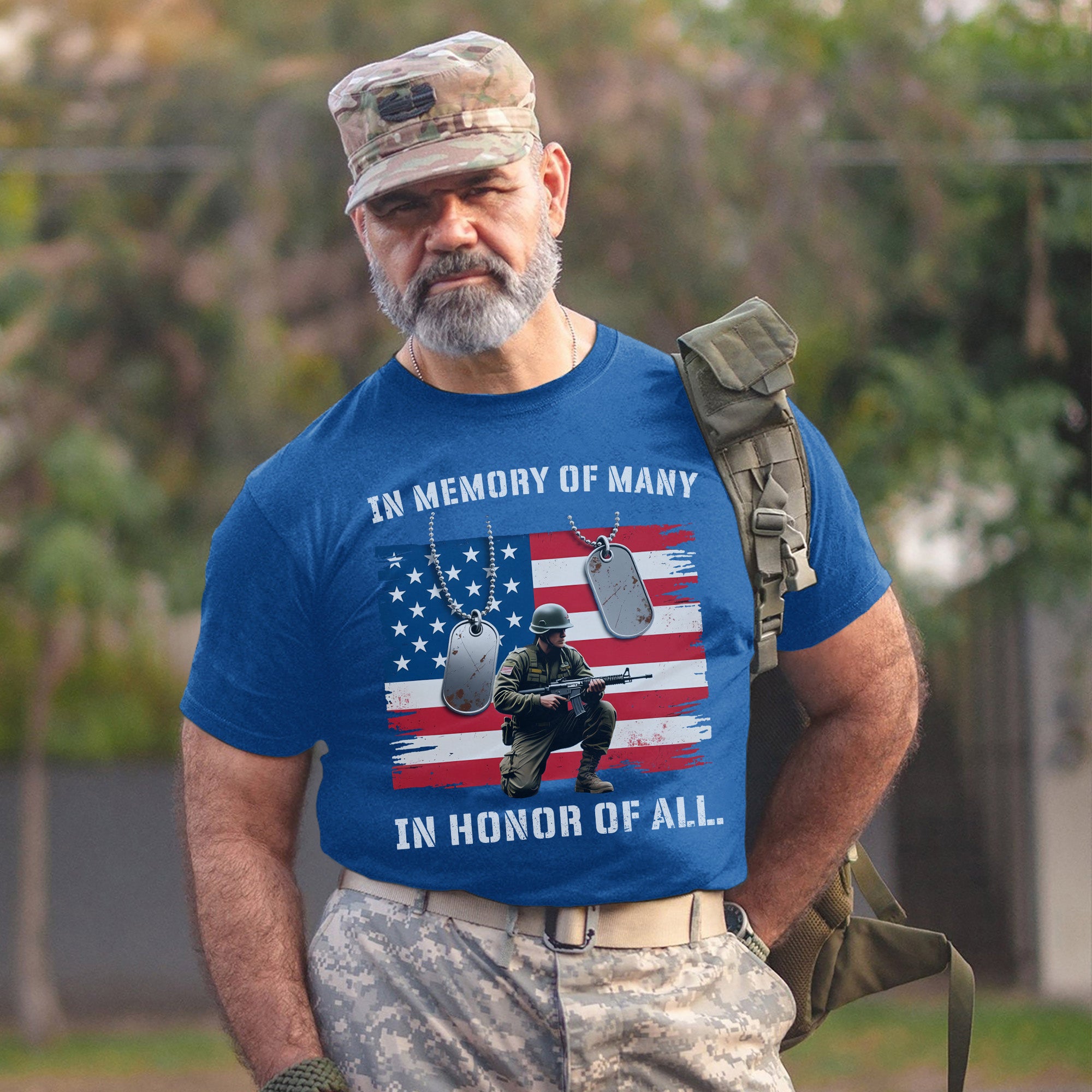In Memory of Many In Honor of All Proud US Military Veteran Remembrance T-Shirt