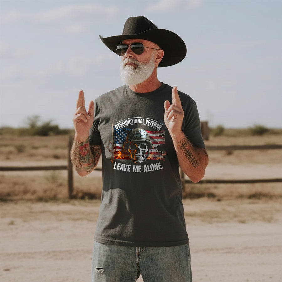 Dysfunctional Veteran Proud US Military T-Shirt