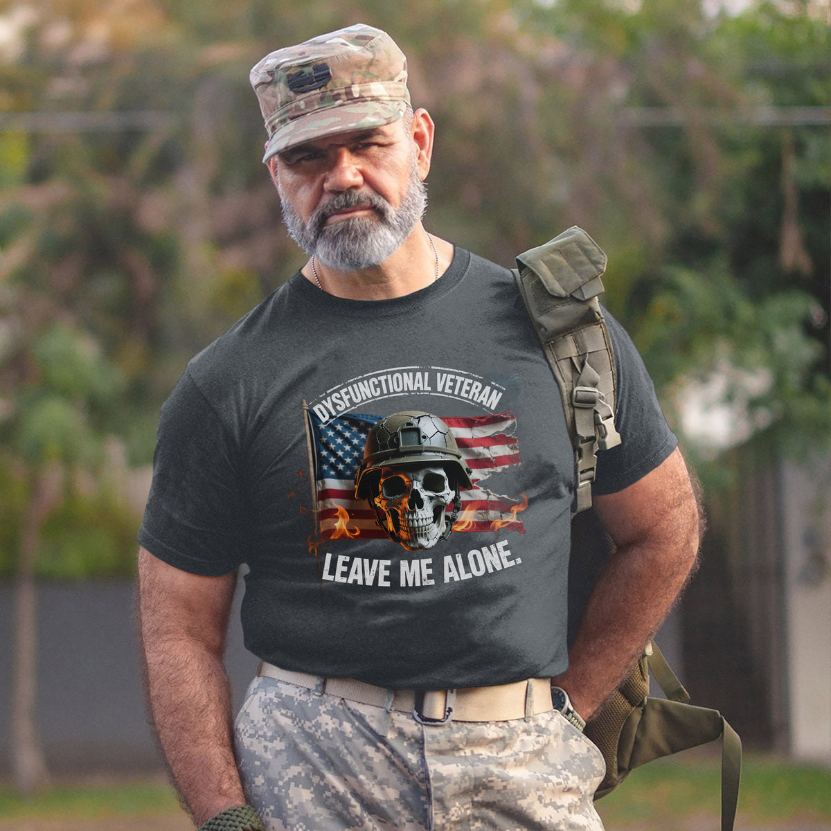 Dysfunctional Veteran Proud US Military T-Shirt