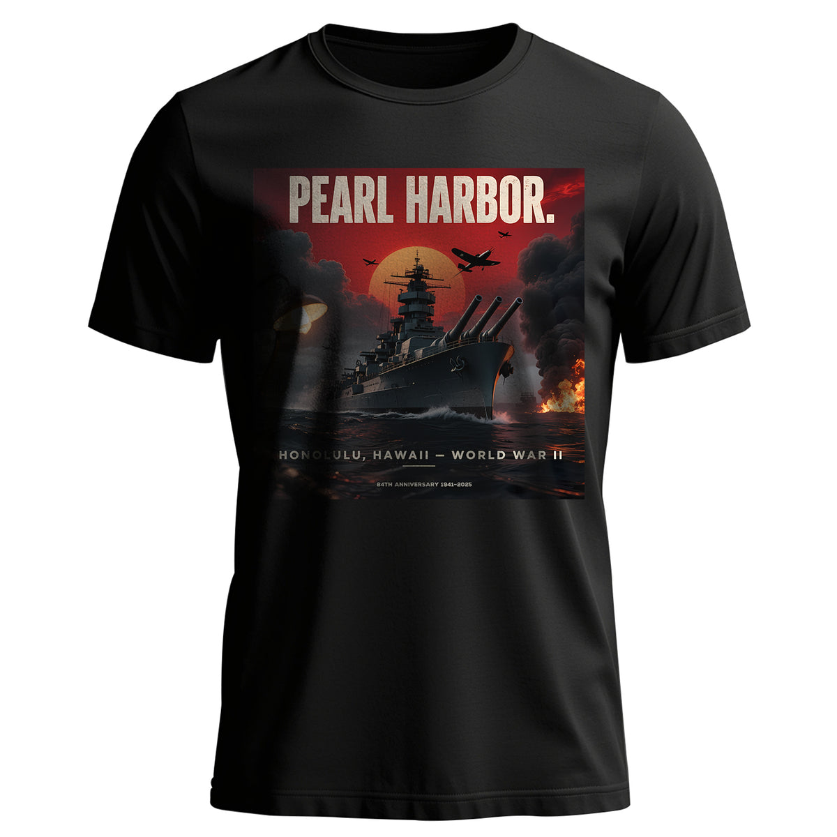 Pearl Harbor Honolulu Hawaii World War II T-Shirt Main image