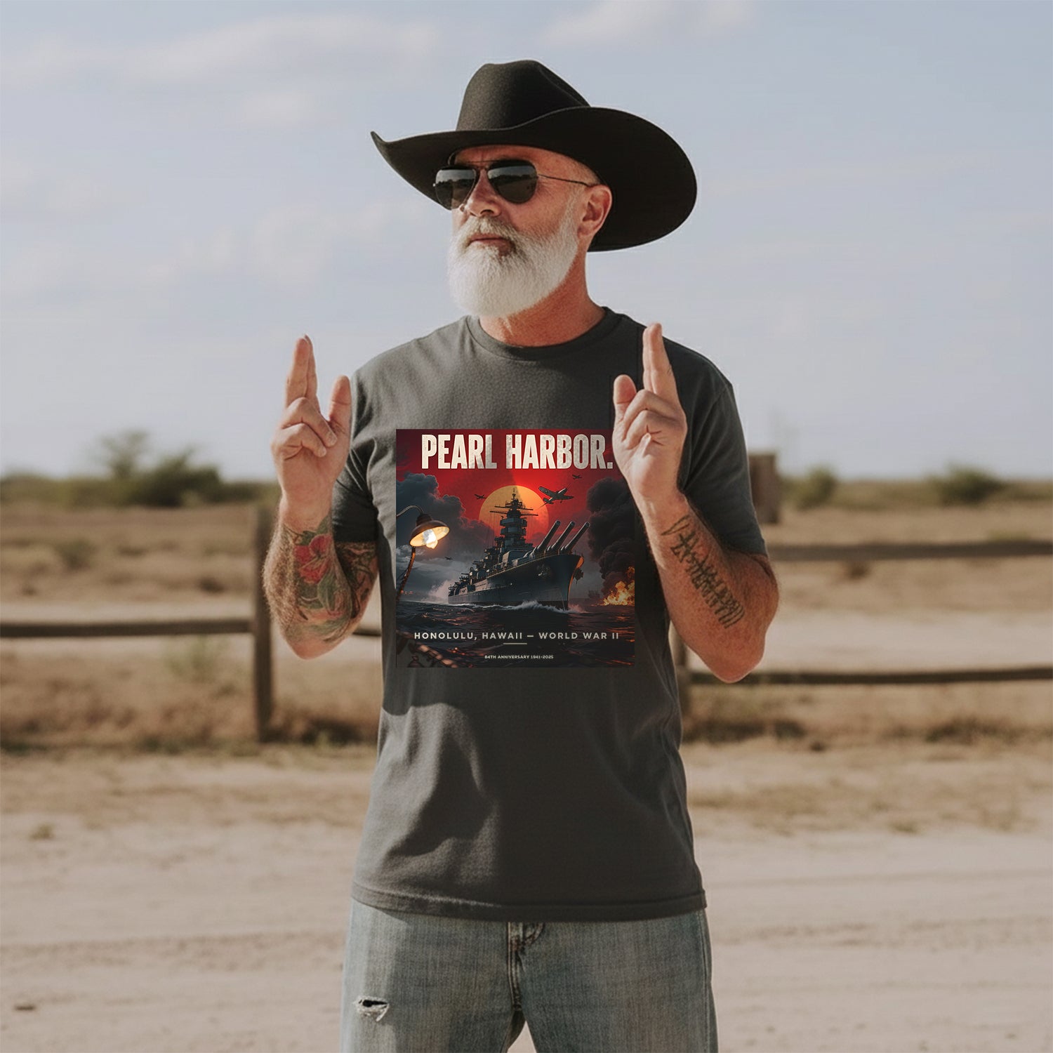 Pearl Harbor Honolulu Hawaii World War II T-Shirt