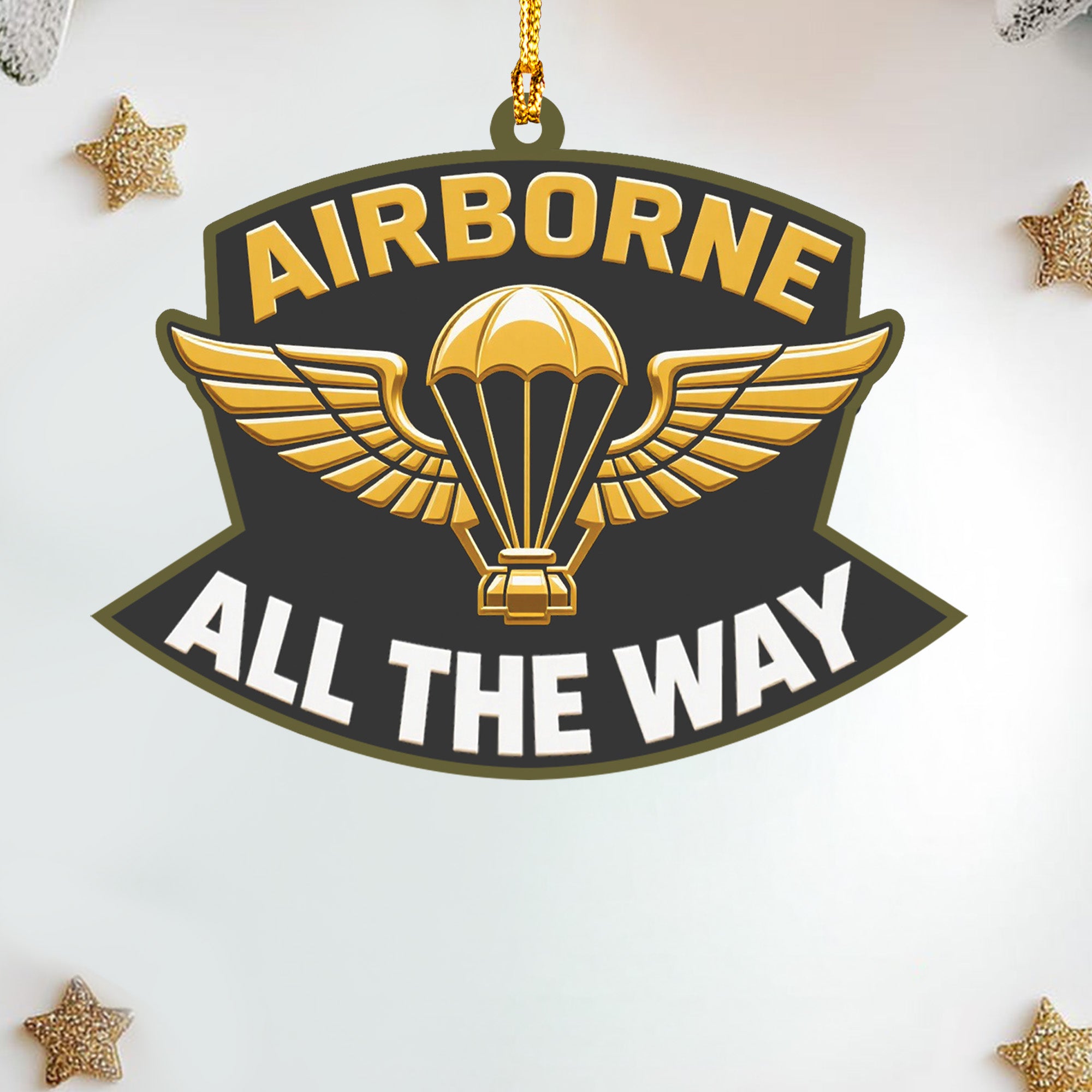 Airborne All the Way Acrylic Ornament