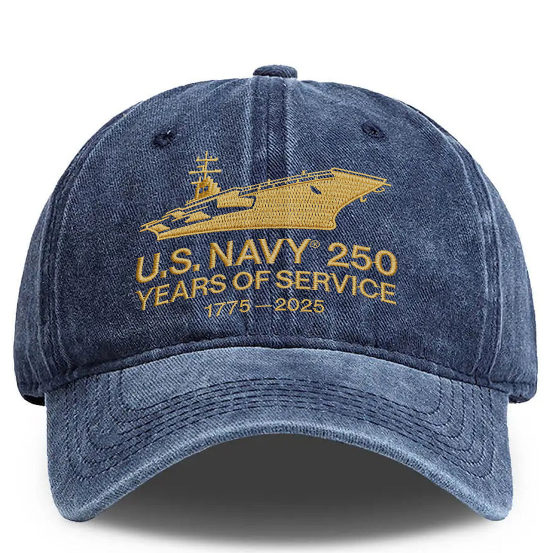 1776–2026 250 Years of Service Proud US Military Patriotic American Freedom Baseball Cap