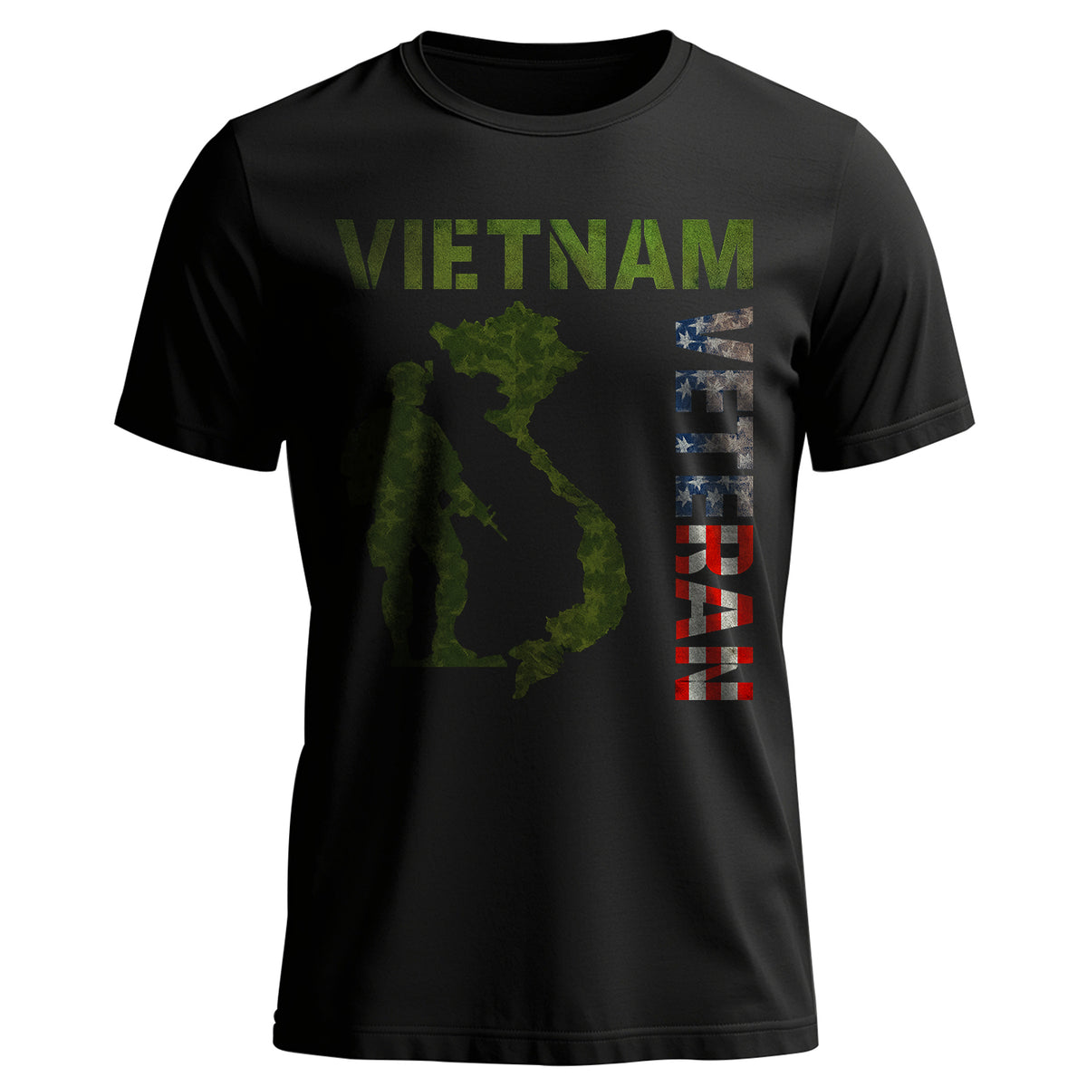 Vietnam Veteran Proud US Military Service T-Shirt Main image