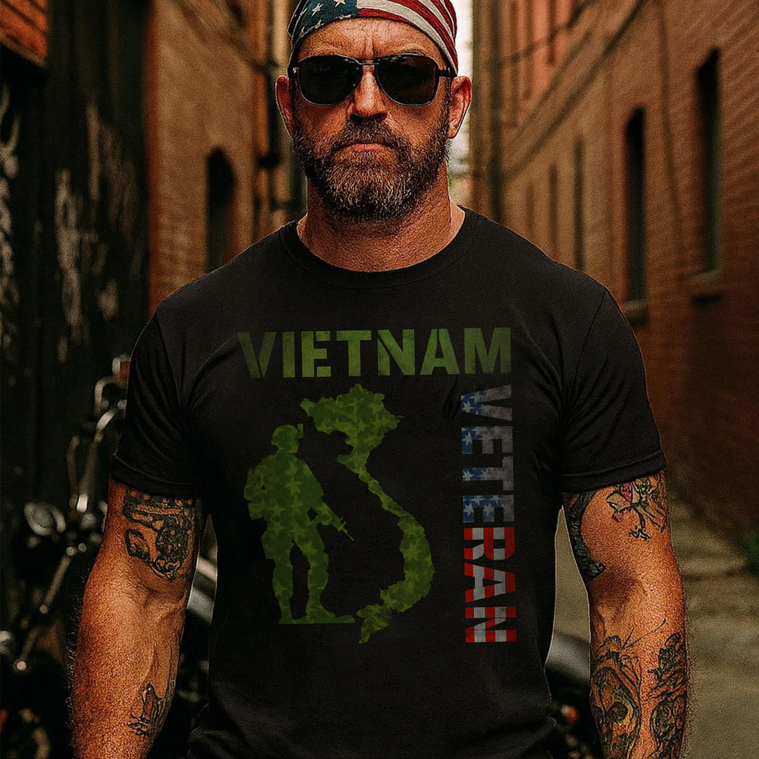 Vietnam Veteran Proud US Military Service Honor and Sacrifice T-Shirt