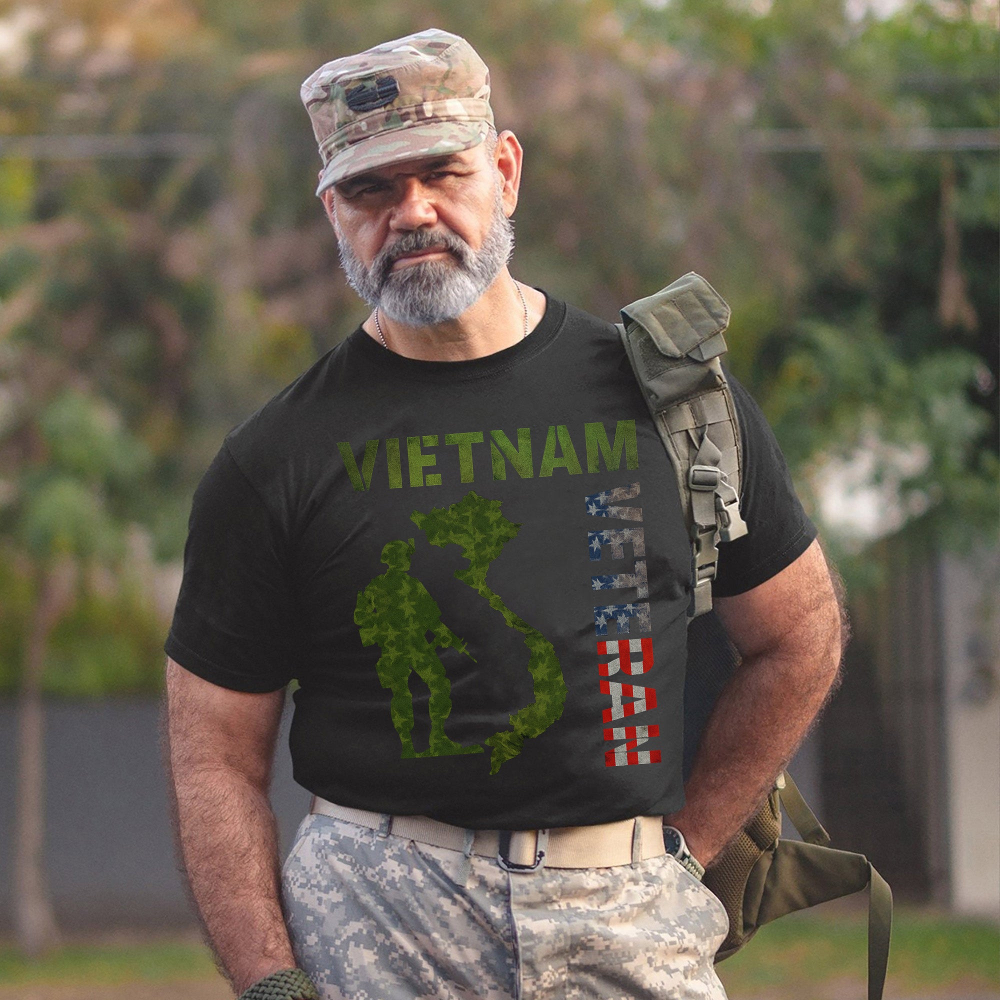 Vietnam Veteran Proud US Military Service Honor and Sacrifice T-Shirt