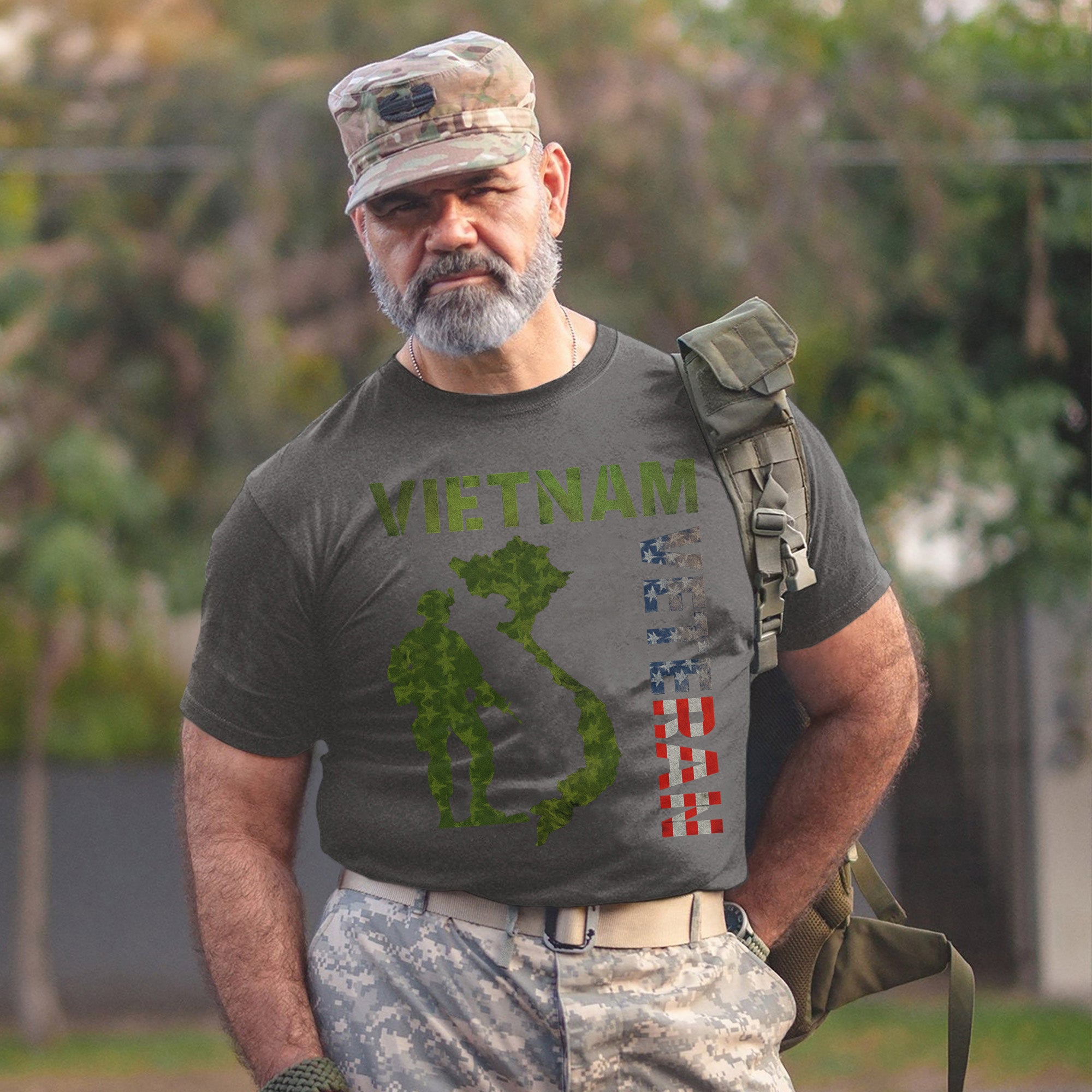 Vietnam Veteran Proud US Military Service Honor and Sacrifice T-Shirt