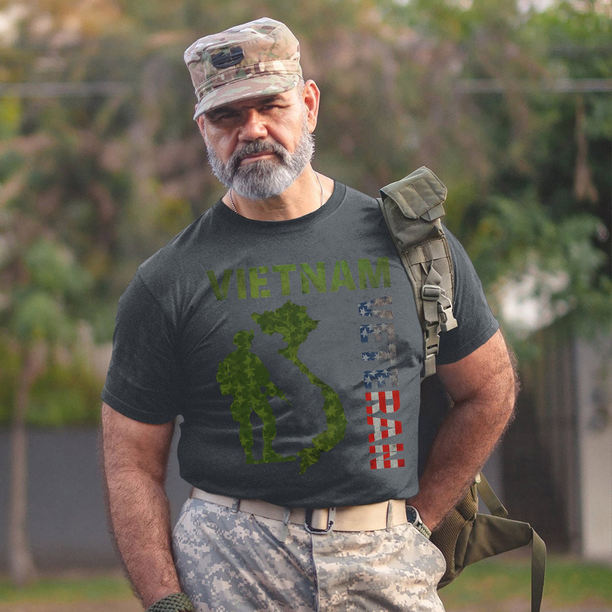 Vietnam Veteran Proud US Military Service Honor and Sacrifice T-Shirt