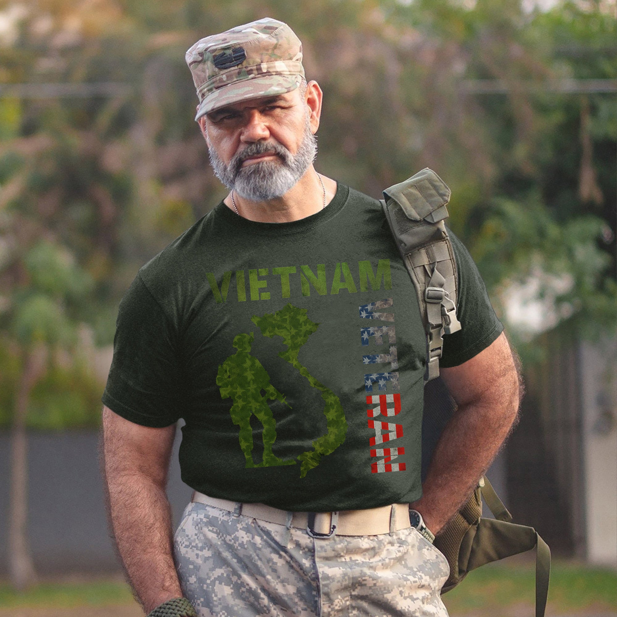 Vietnam Veteran Proud US Military Service Honor and Sacrifice T-Shirt