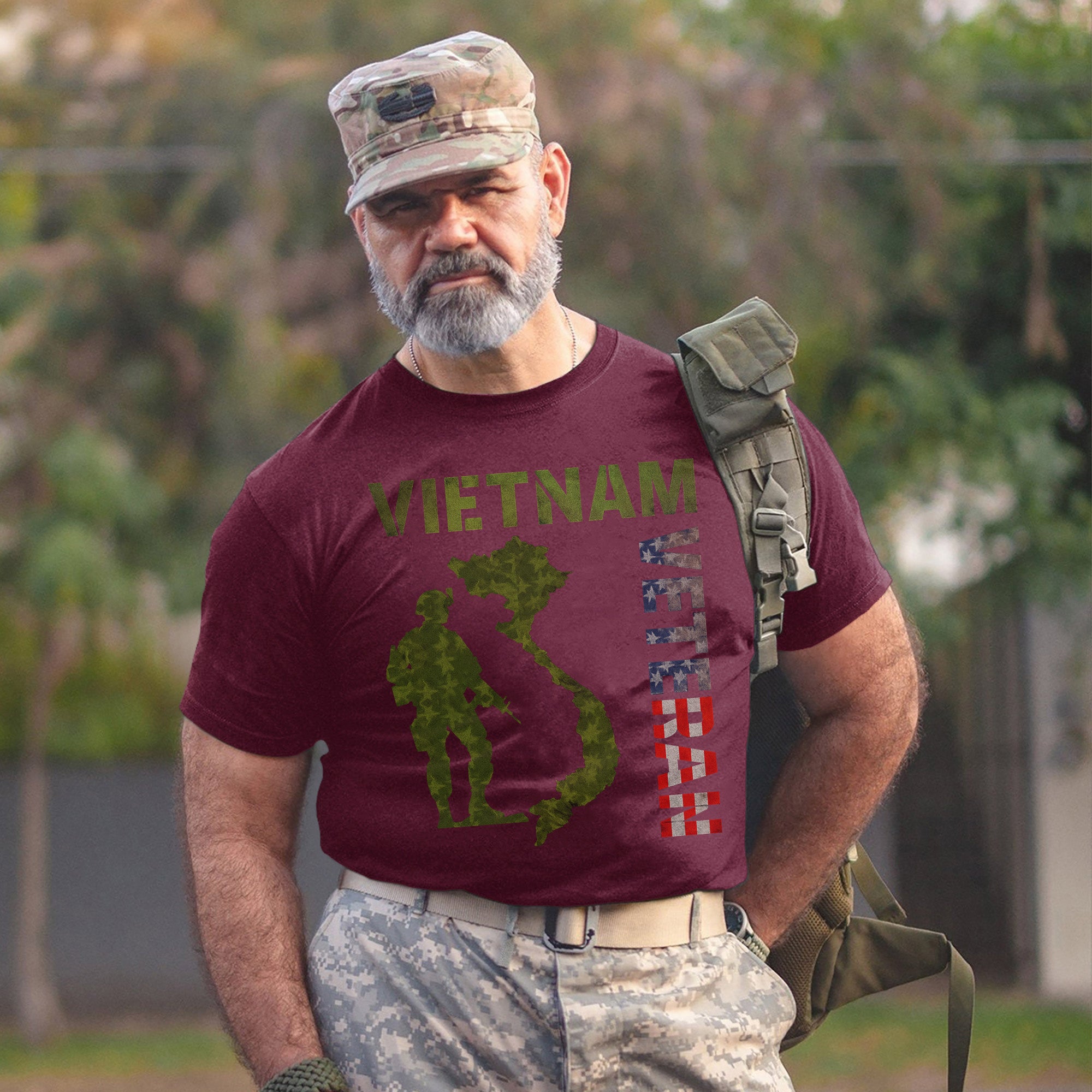 Vietnam Veteran Proud US Military Service Honor and Sacrifice T-Shirt