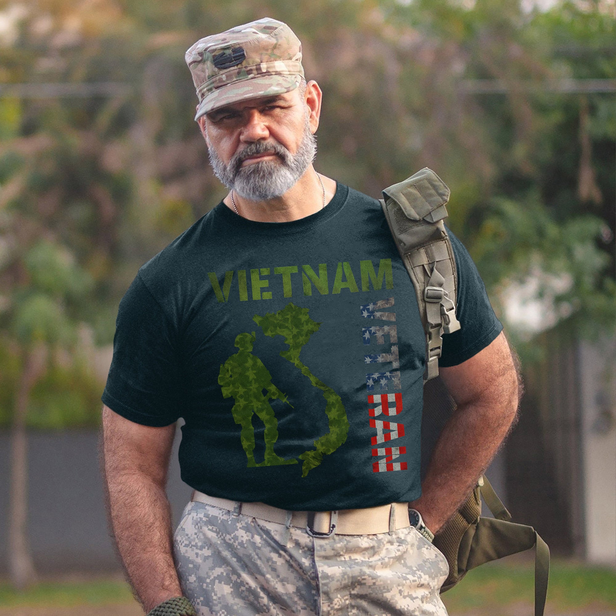 Vietnam Veteran Proud US Military Service Honor and Sacrifice T-Shirt