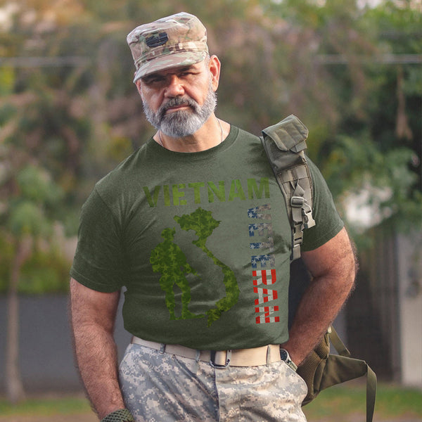 Vietnam Veteran Proud US Military Service T-Shirt