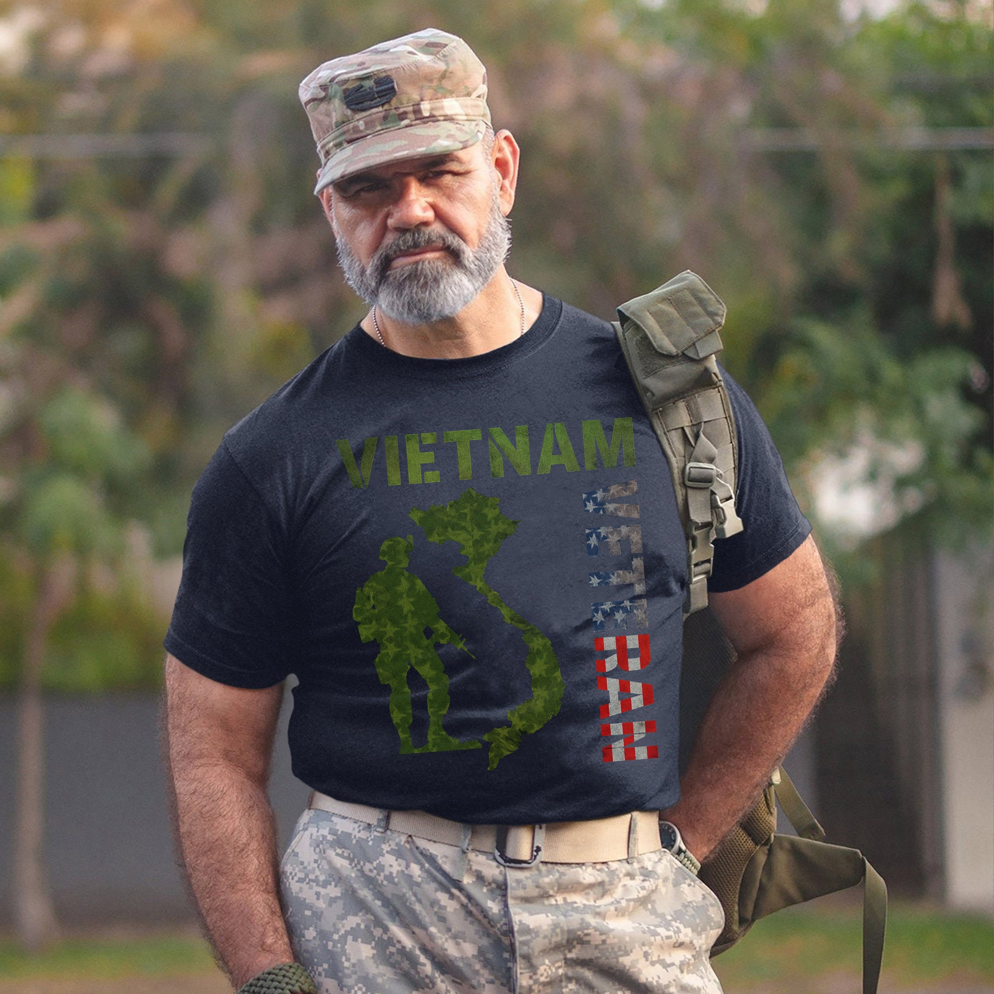 Vietnam Veteran Proud US Military Service Honor and Sacrifice T-Shirt