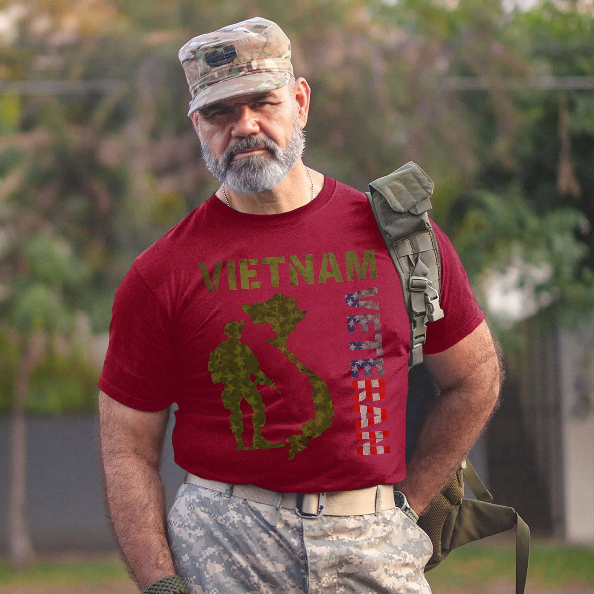 Vietnam Veteran Proud US Military Service Honor and Sacrifice T-Shirt