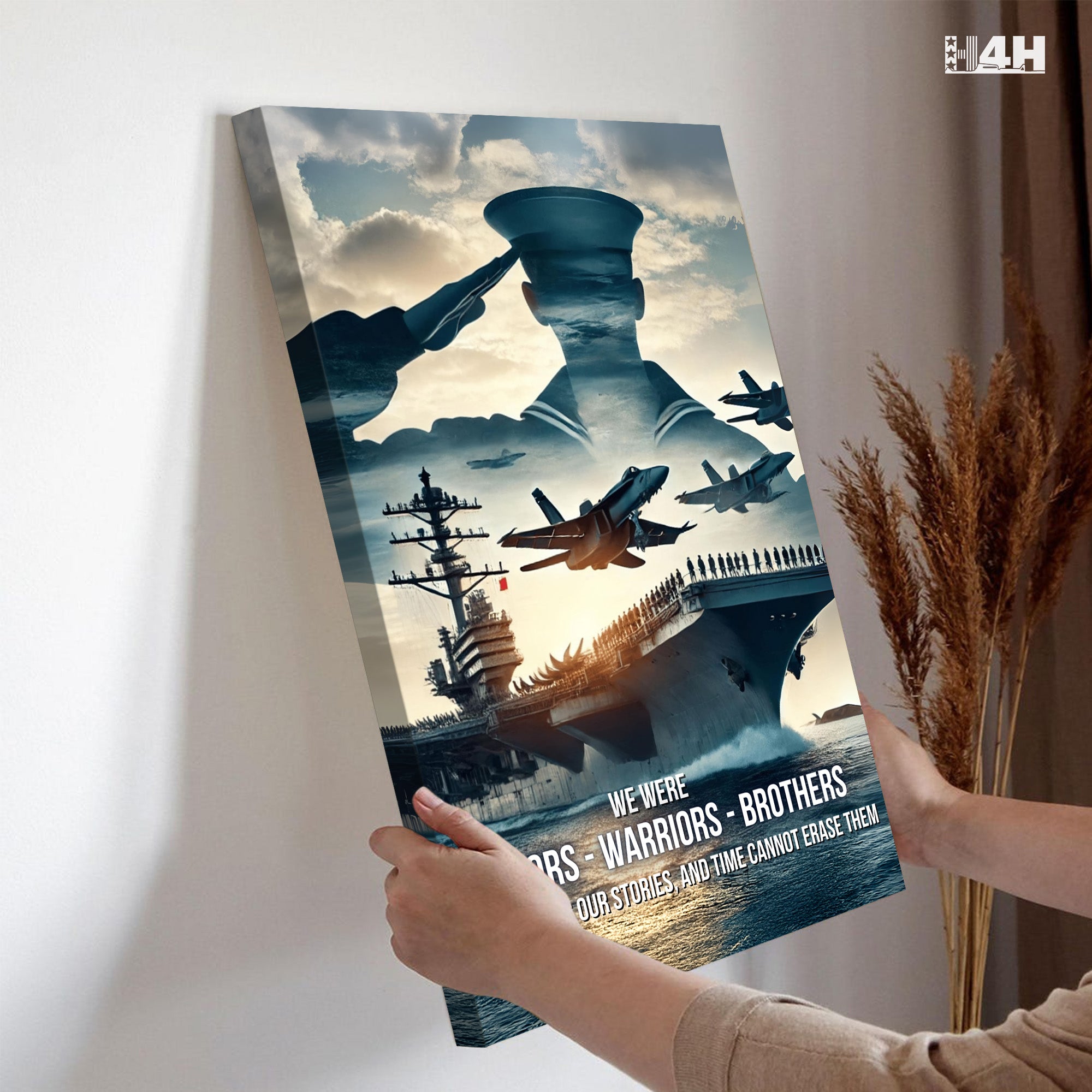 We Were Sailors Warriors Brothers The Sea Holds Our Stories and Time Cannot Erase Them Veteran Poster