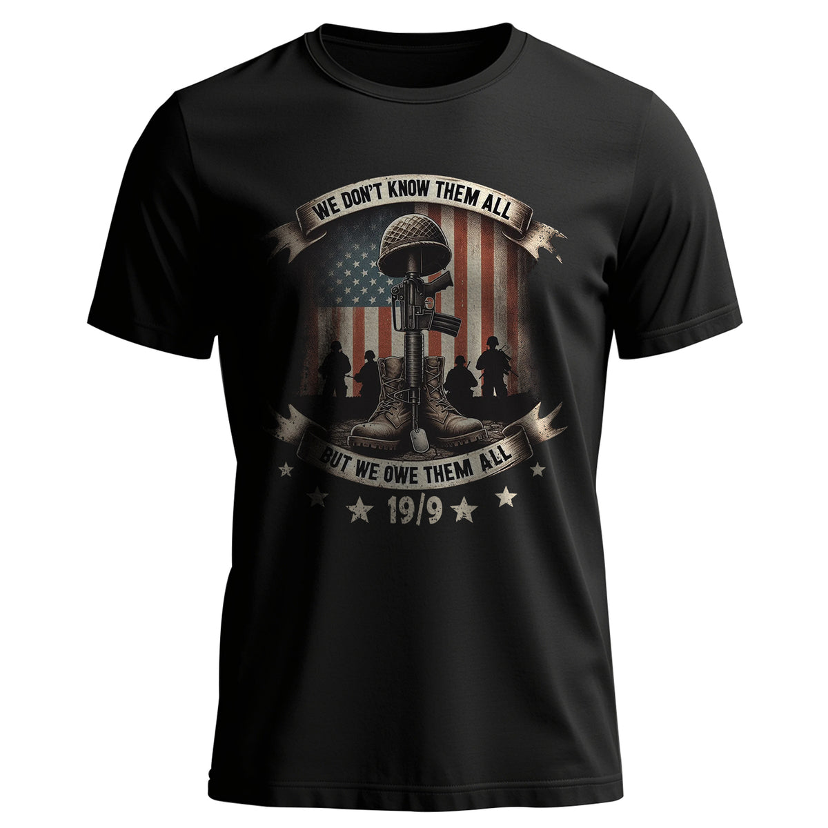 We Don’t Know Them All But We Owe Them All T-Shirt Main image
