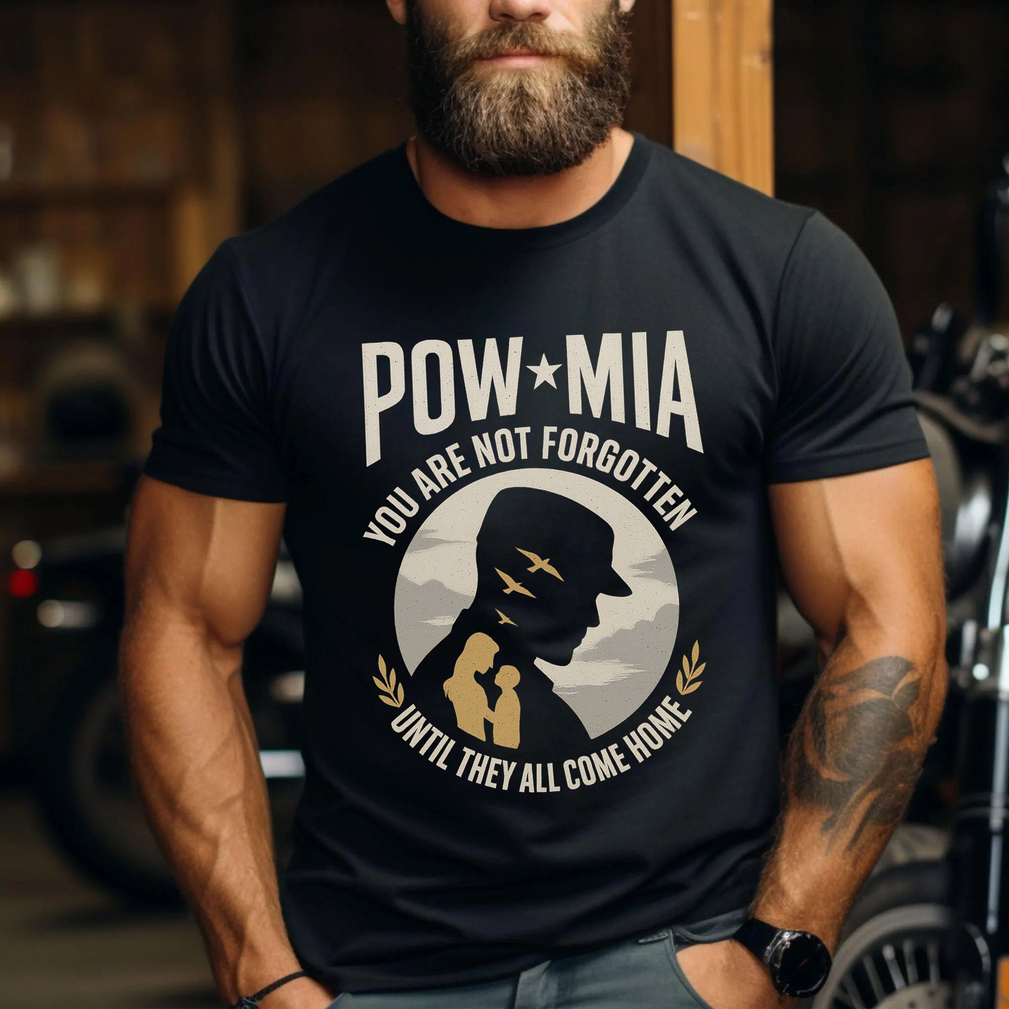 POW MIA You Are Not Forgotten Shirt, Until They All Come Home Military Remembrance T-Shirt