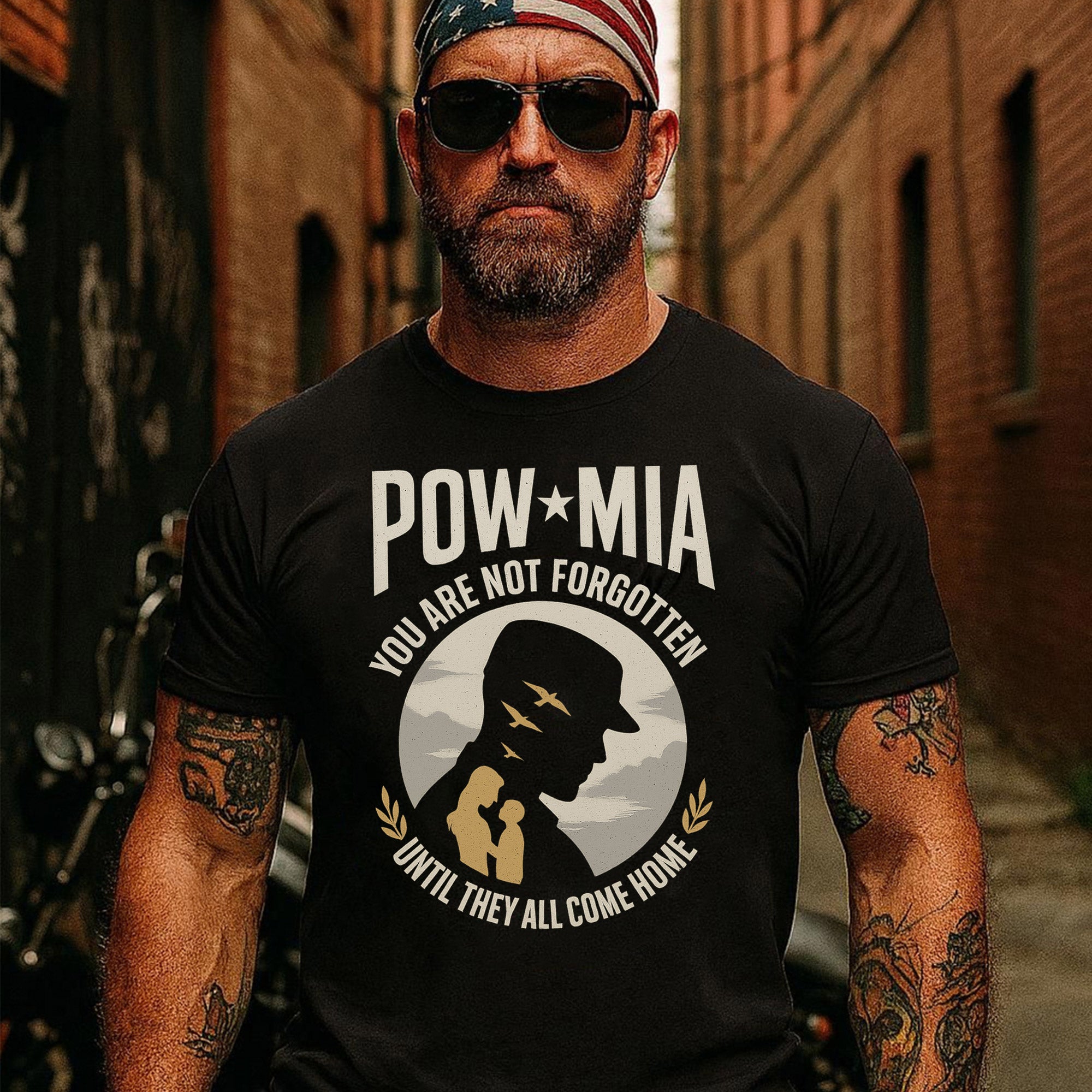 POW MIA You Are Not Forgotten Shirt, Until They All Come Home Military Remembrance T-Shirt