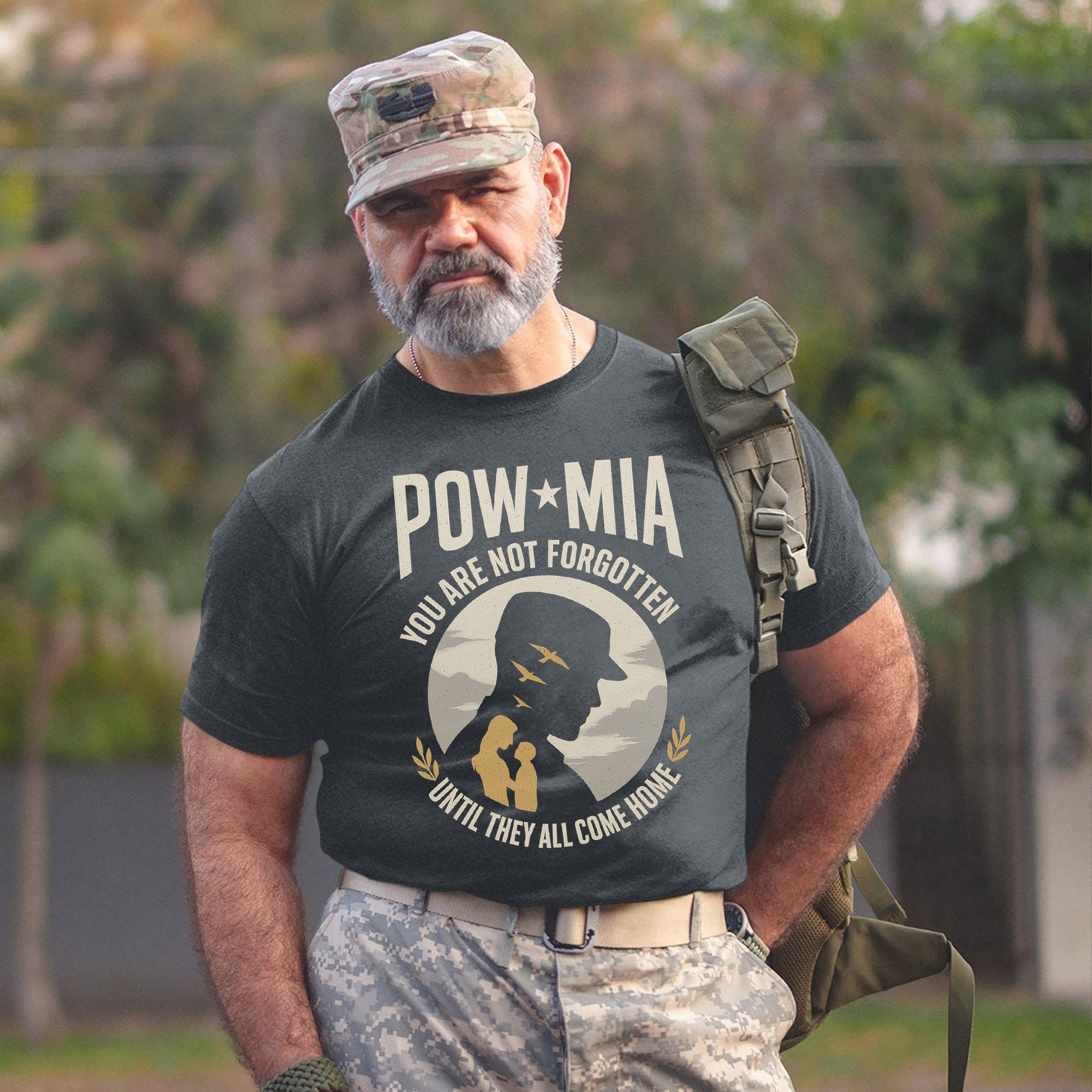 POW MIA You Are Not Forgotten Shirt, Until They All Come Home Military Remembrance T-Shirt