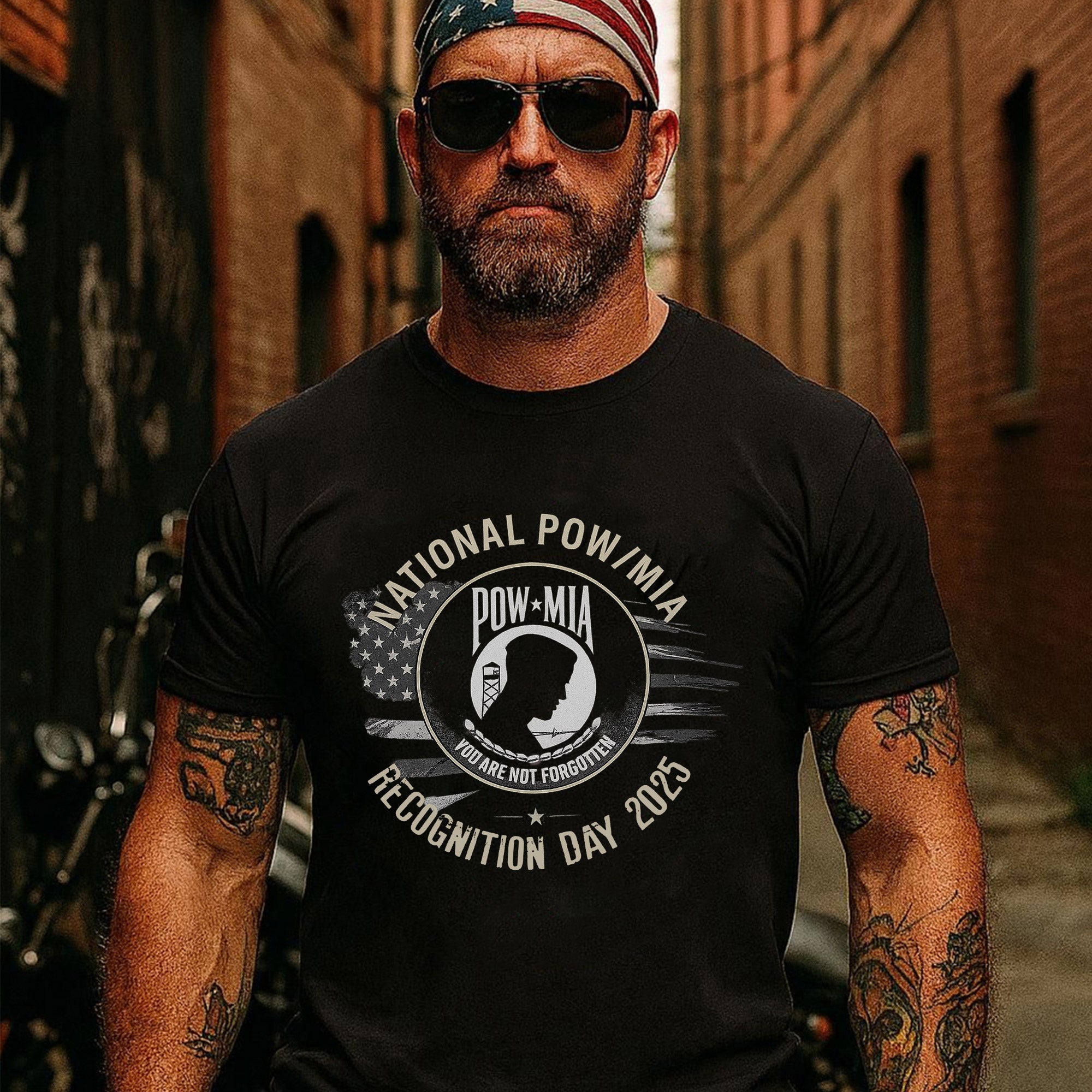 National POW MIA Recognition Day 2025 Shirt, You Are Not Forgotten Military Remembrance Tee T-Shirt