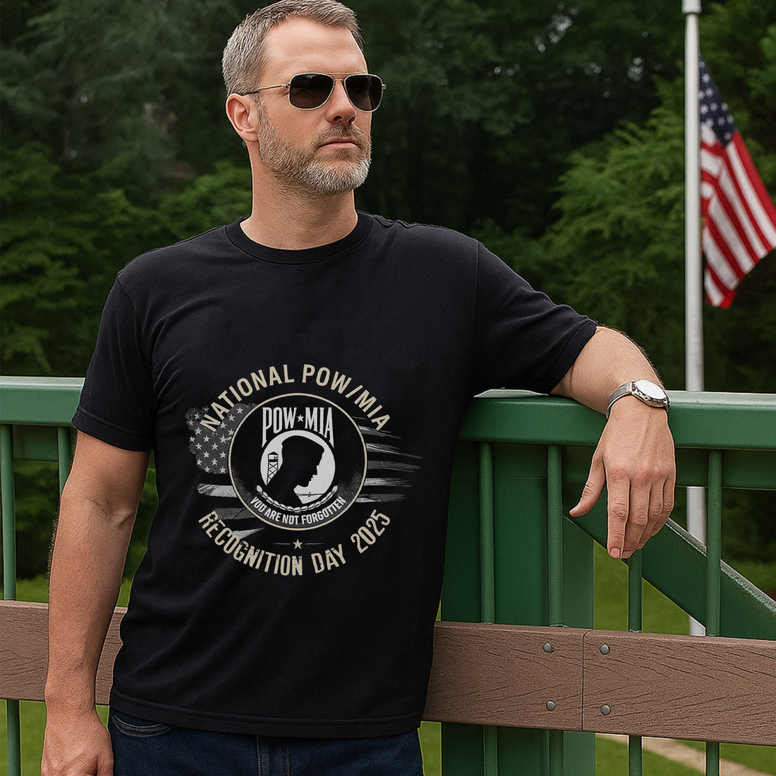 National POW MIA Recognition Day 2025 Shirt, You Are Not Forgotten Military Remembrance Tee T-Shirt