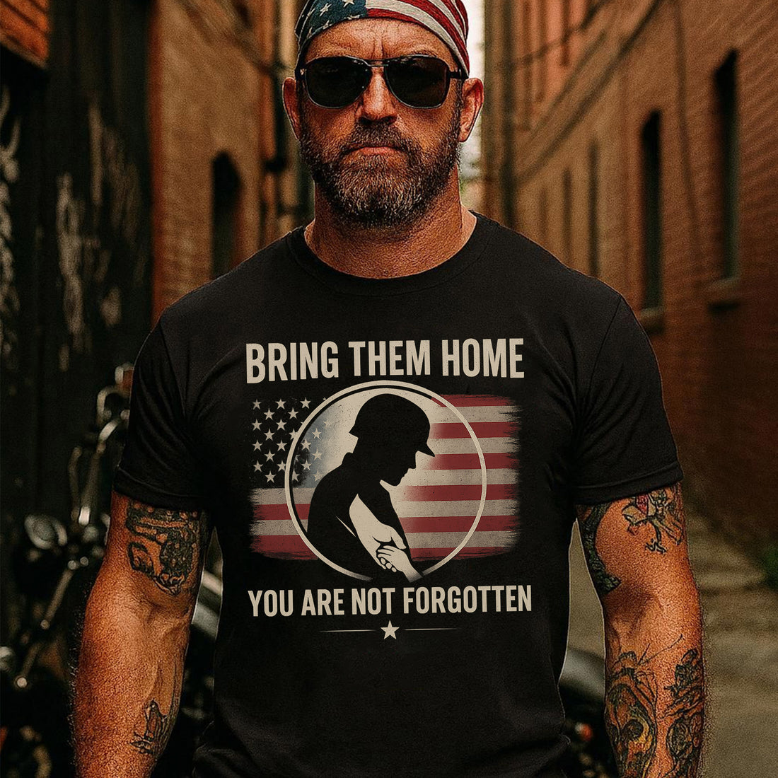 Bring Them Home You Are Not Forgotten Shirt POW MIA Military Support T Shirt Honoring Service Members Until They All Come Home T-Shirt