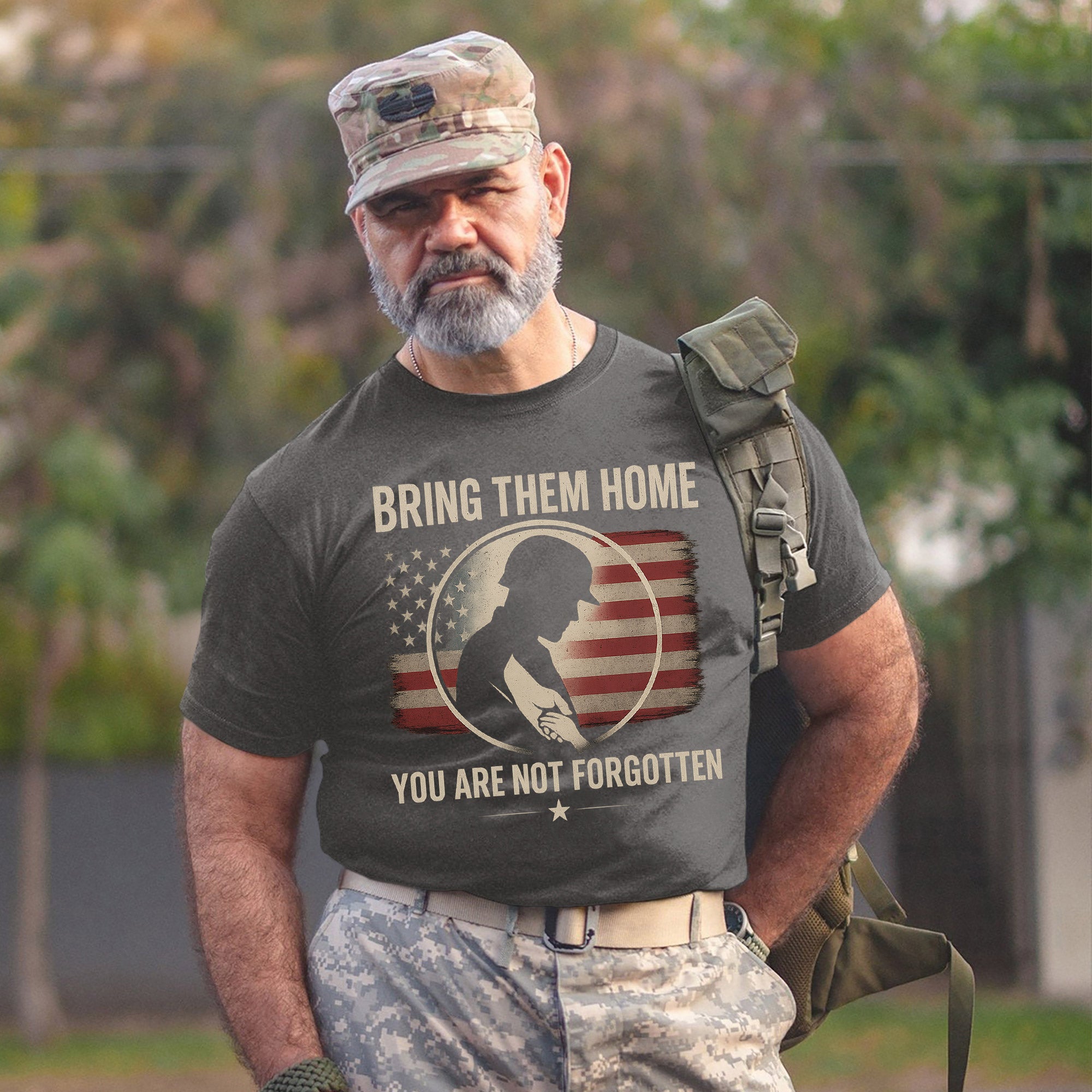 Bring Them Home You Are Not Forgotten Shirt POW MIA Military Support T Shirt Honoring Service Members Until They All Come Home T-Shirt