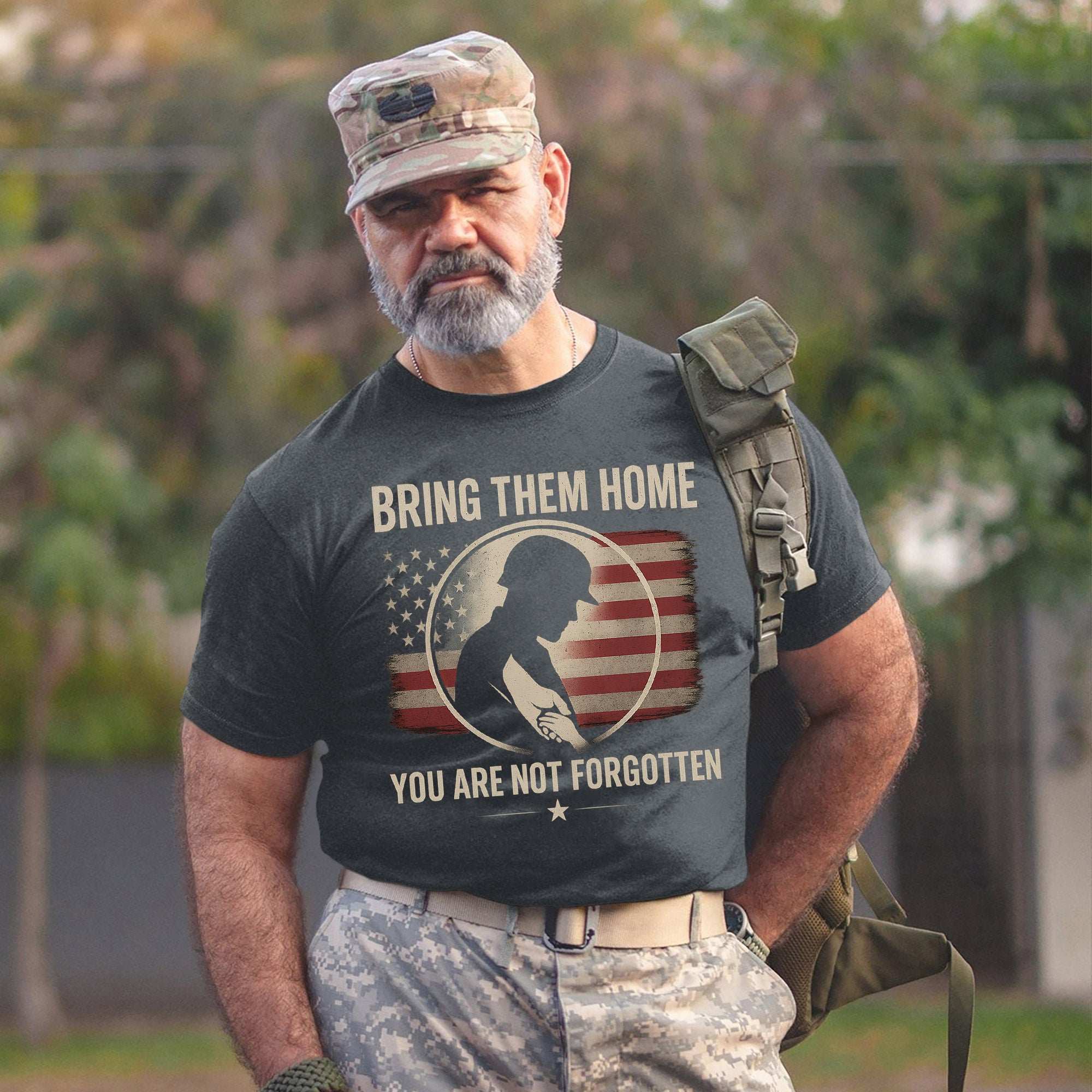 Bring Them Home You Are Not Forgotten Shirt POW MIA Military Support T Shirt Honoring Service Members Until They All Come Home T-Shirt