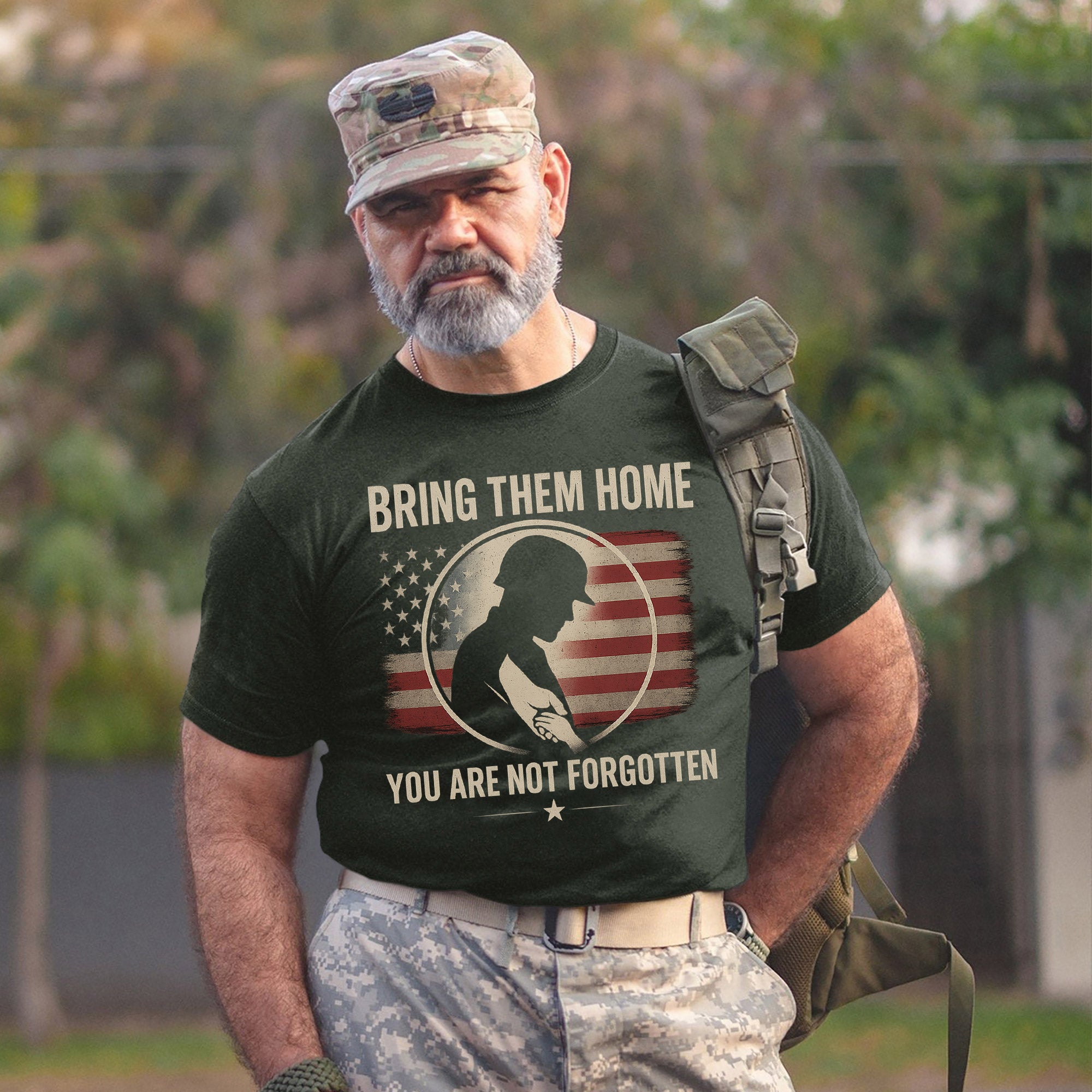 Bring Them Home You Are Not Forgotten Shirt POW MIA Military Support T Shirt Honoring Service Members Until They All Come Home T-Shirt